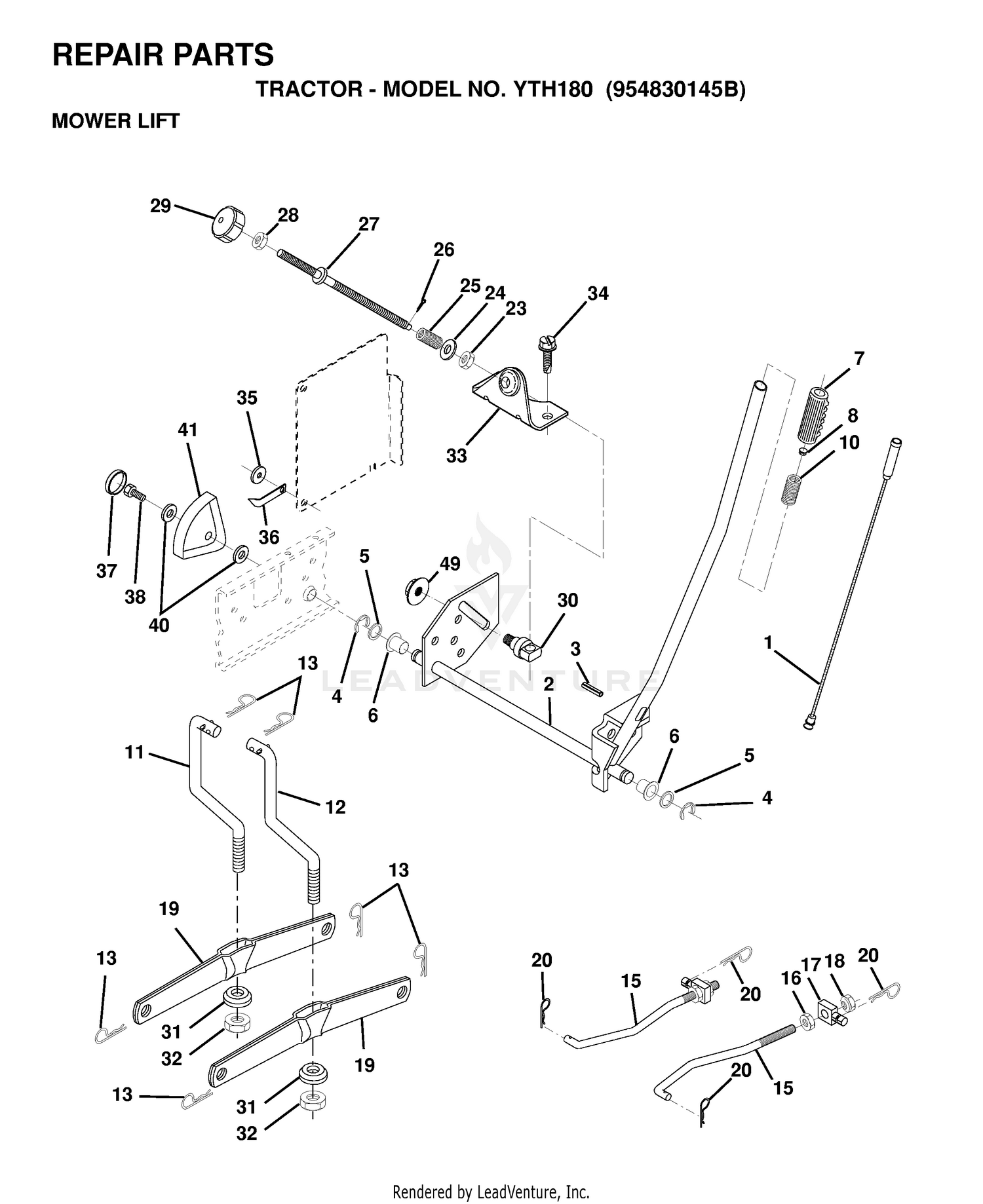 MOWER LIFT / DECK LIFT