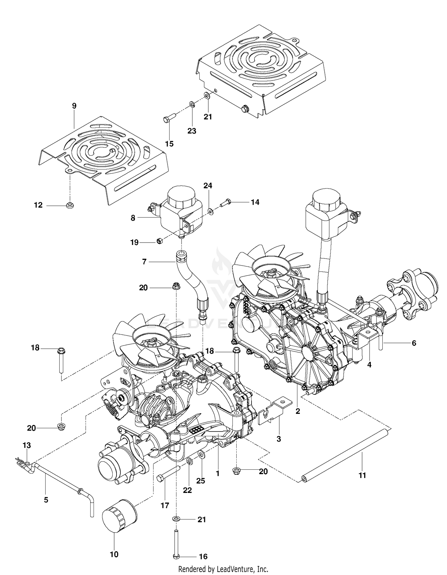 HYDRAULIC PUMP - MOTOR