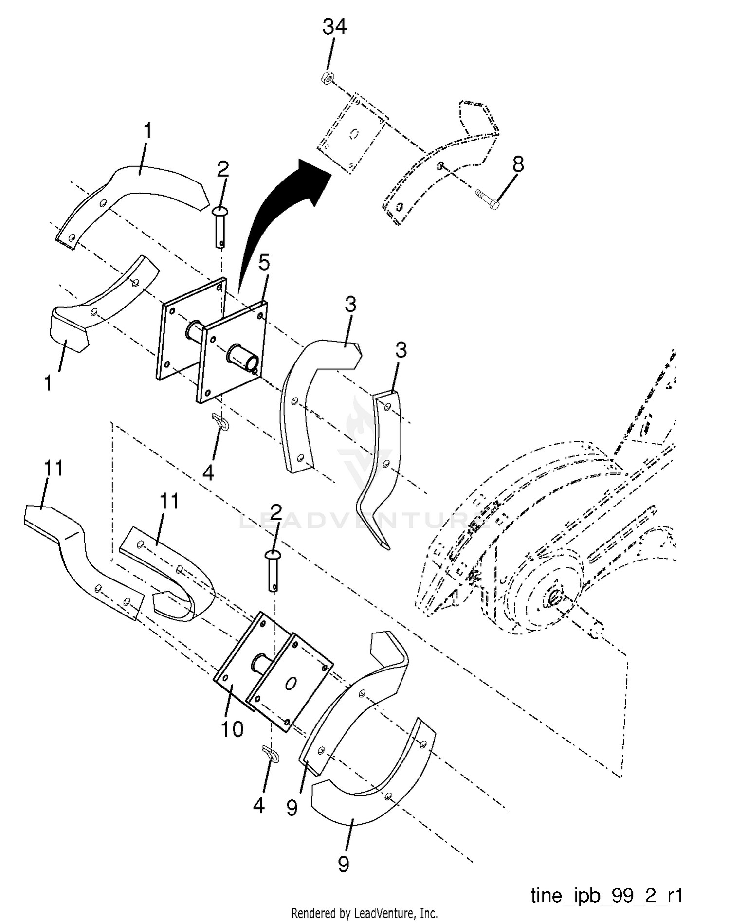 Tine Assembly