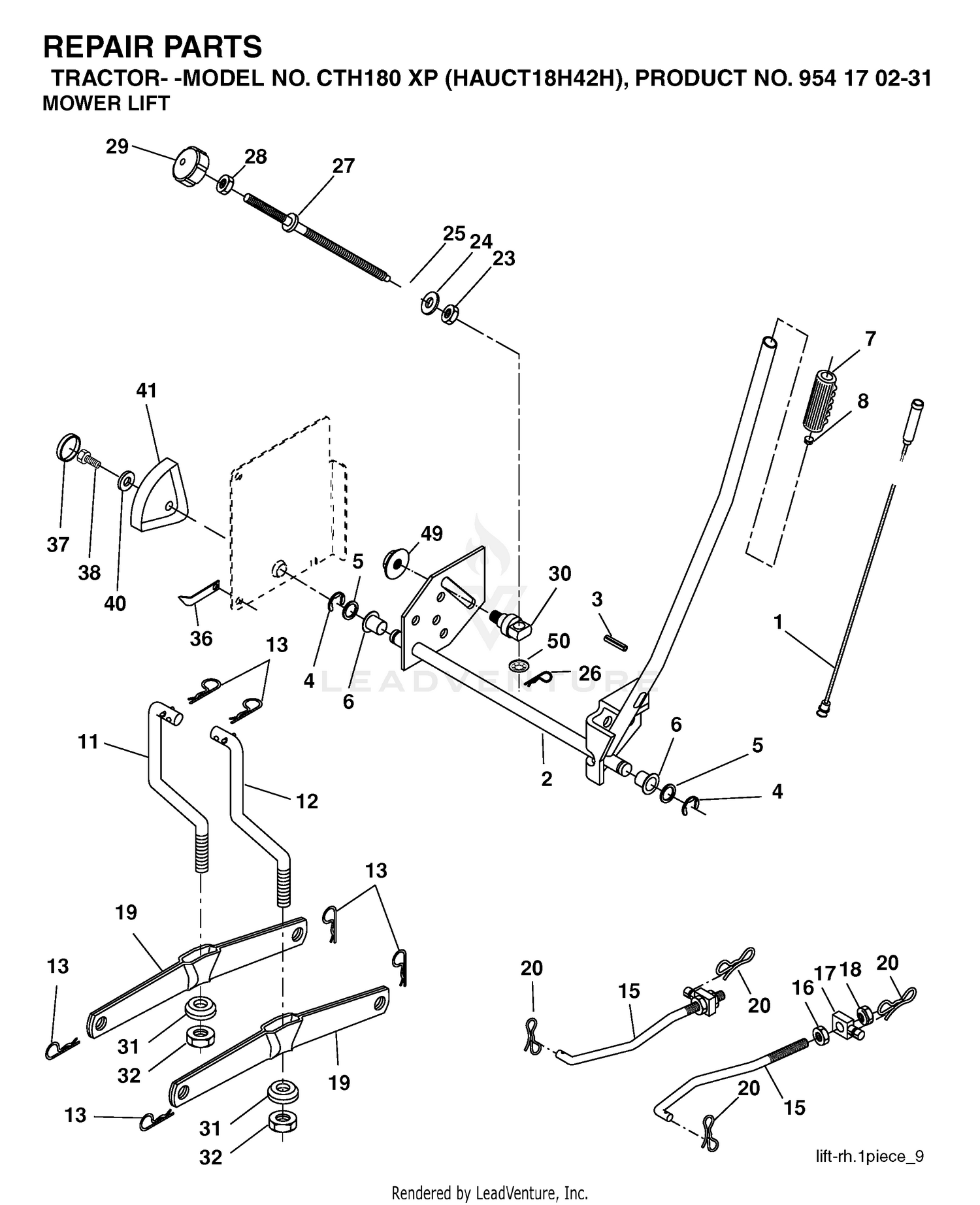 MOWER LIFT / DECK LIFT