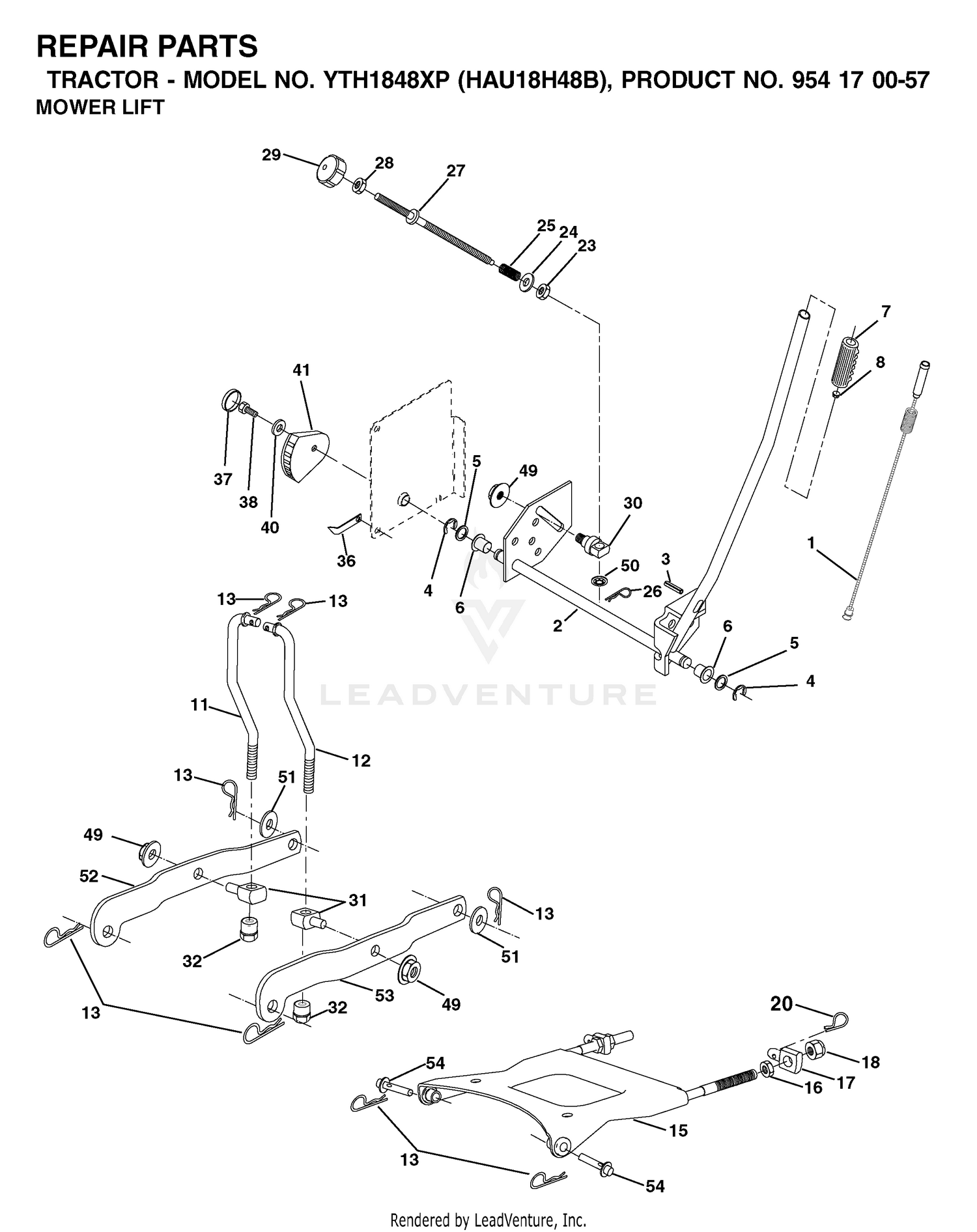 MOWER LIFT / DECK LIFT