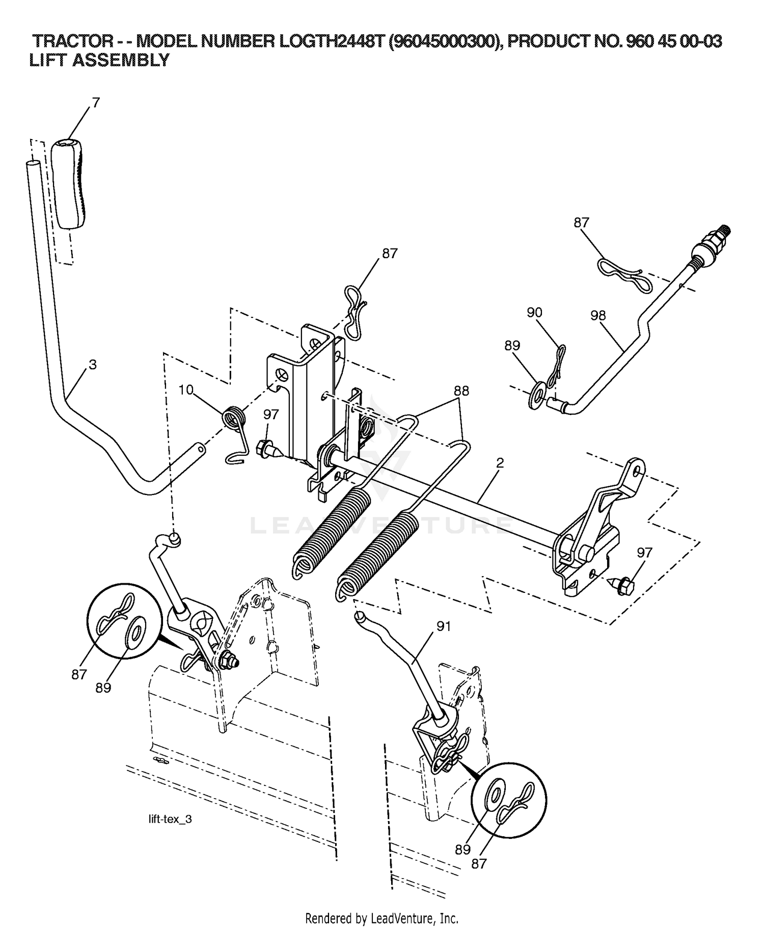 MOWER LIFT / DECK LIFT