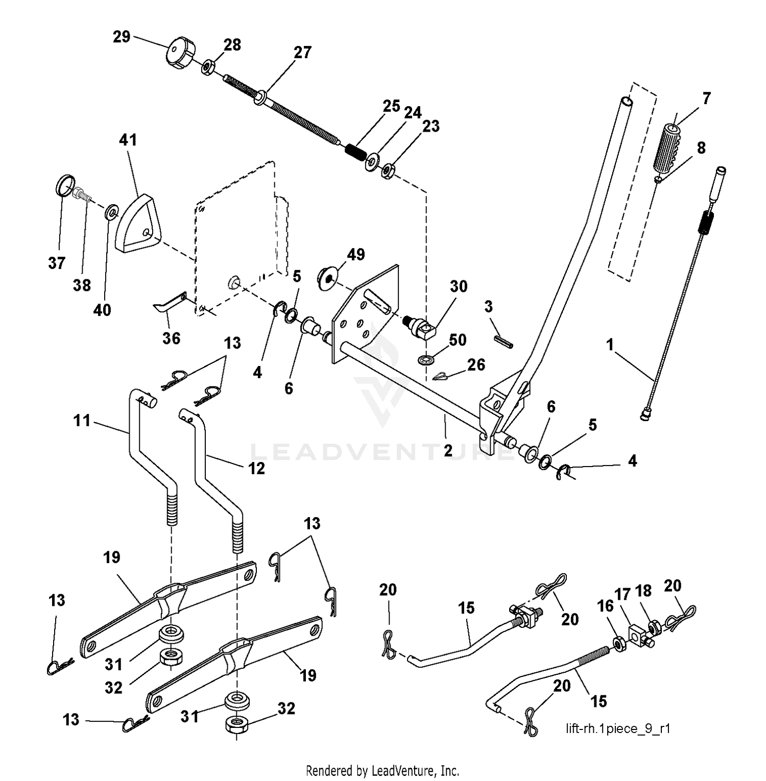 MOWER LIFT / DECK LIFT