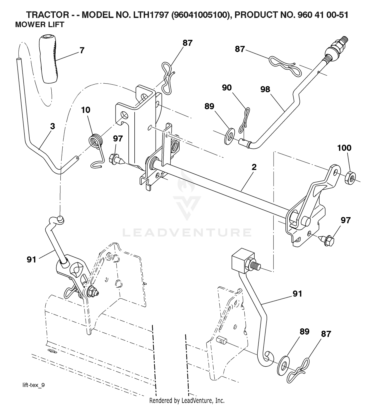MOWER LIFT / DECK LIFT