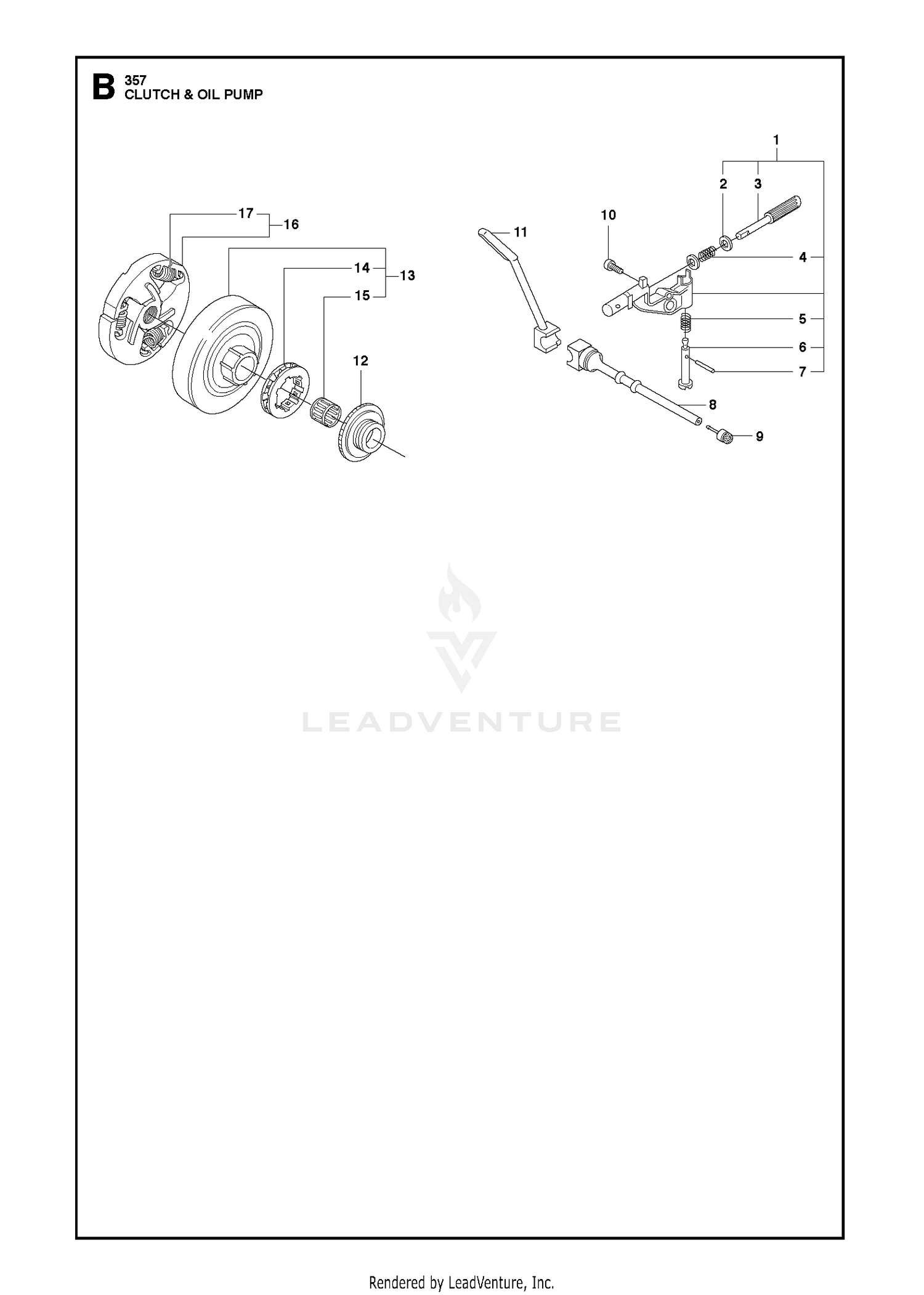 CLUTCH & OIL PUMP
