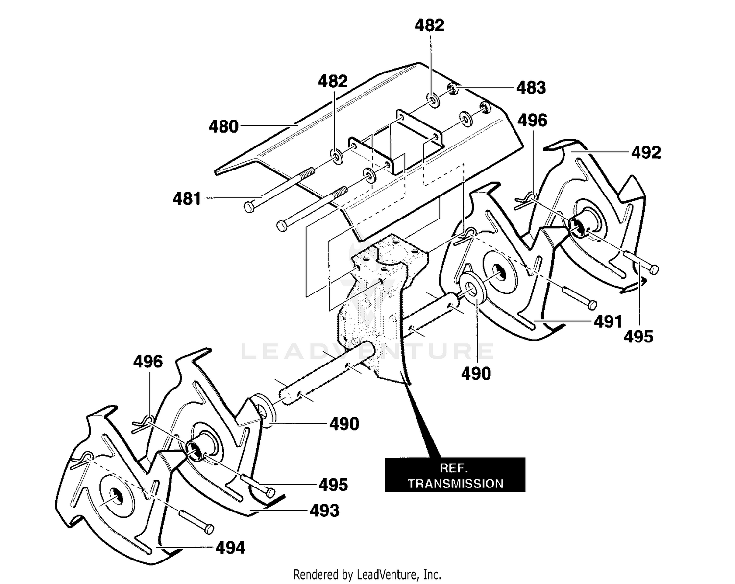 Tine Shield Assembly