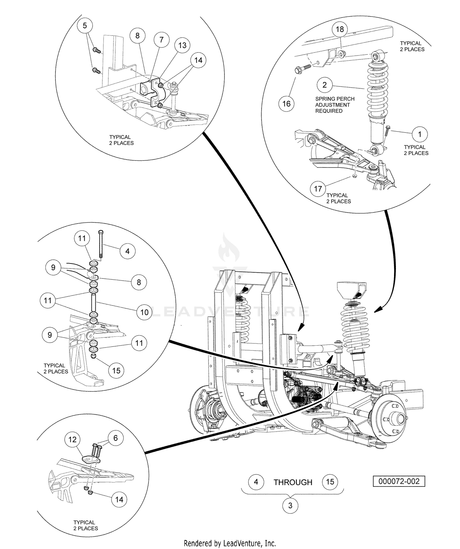 Front Suspension (High-Capacity Option)