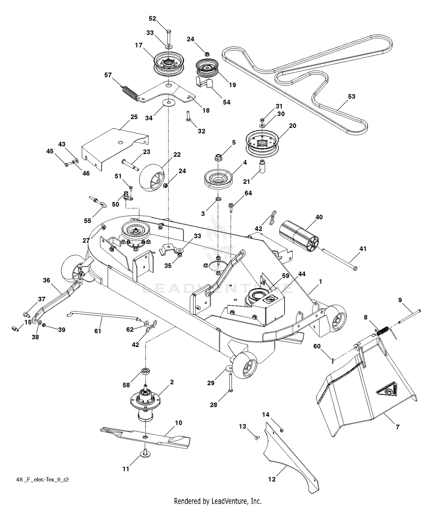 MOWER DECK / CUTTING DECK