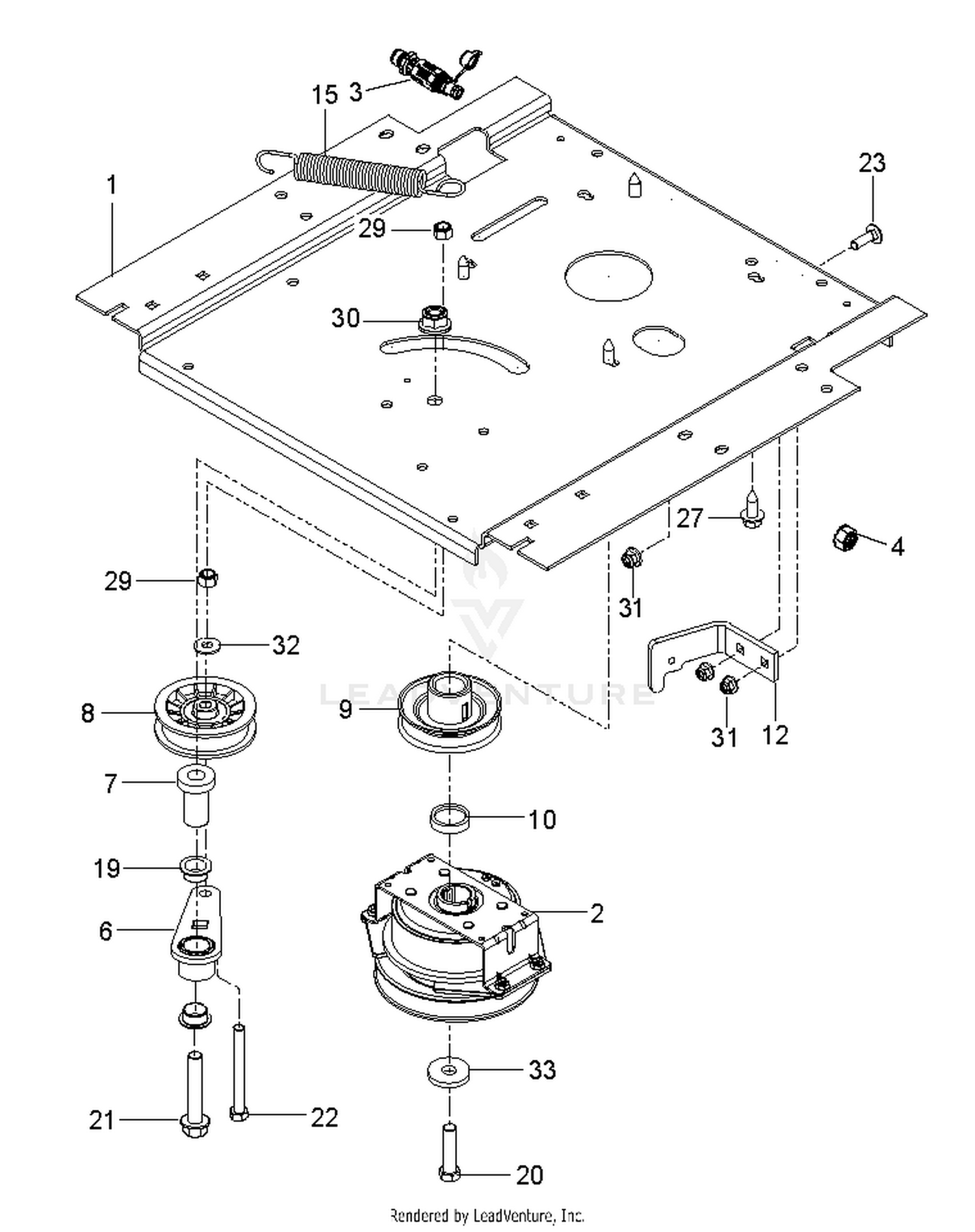 ENGINE MOUNTING, GUARDS & MUFFLER 2