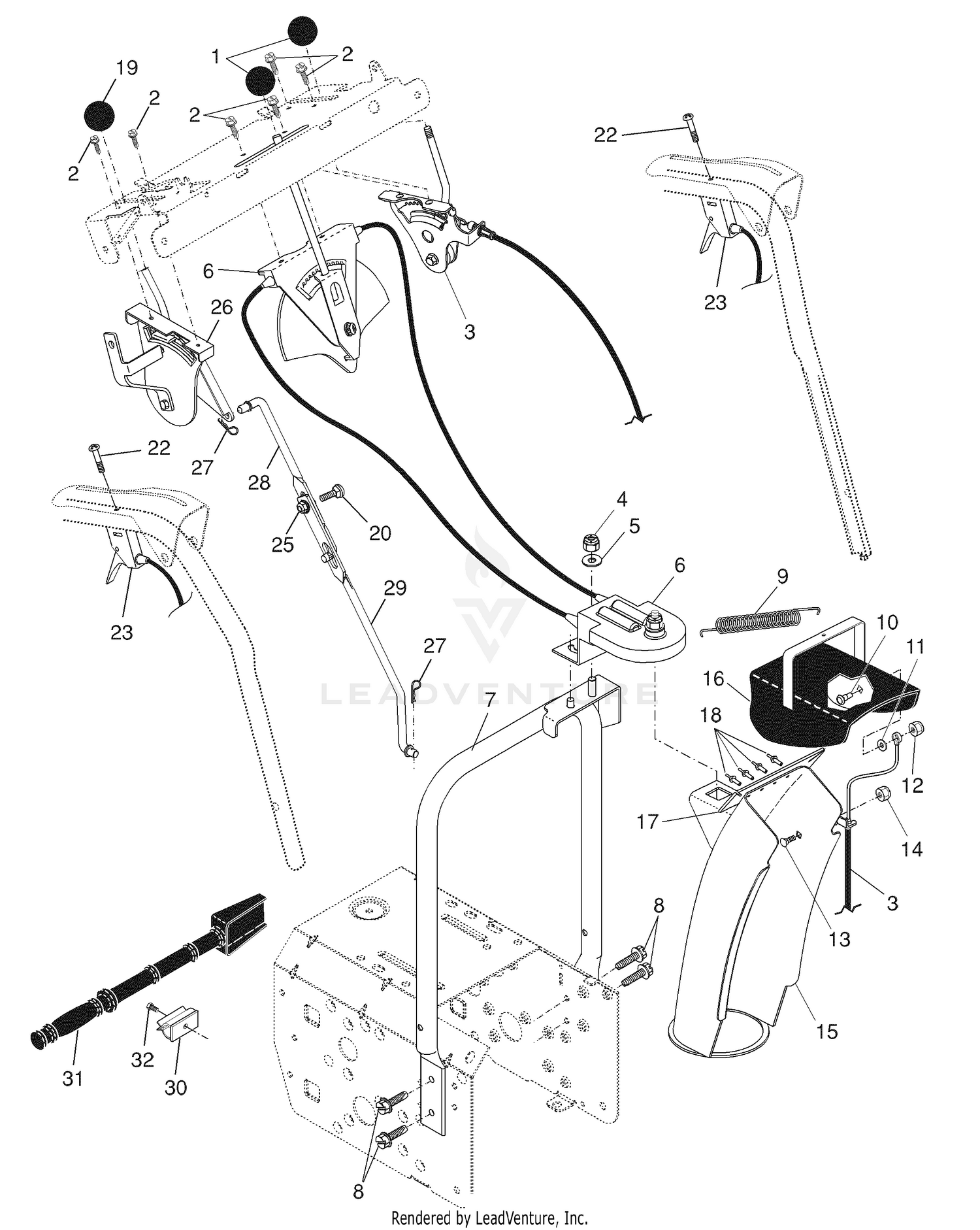 Control Panel / Discharge Chute