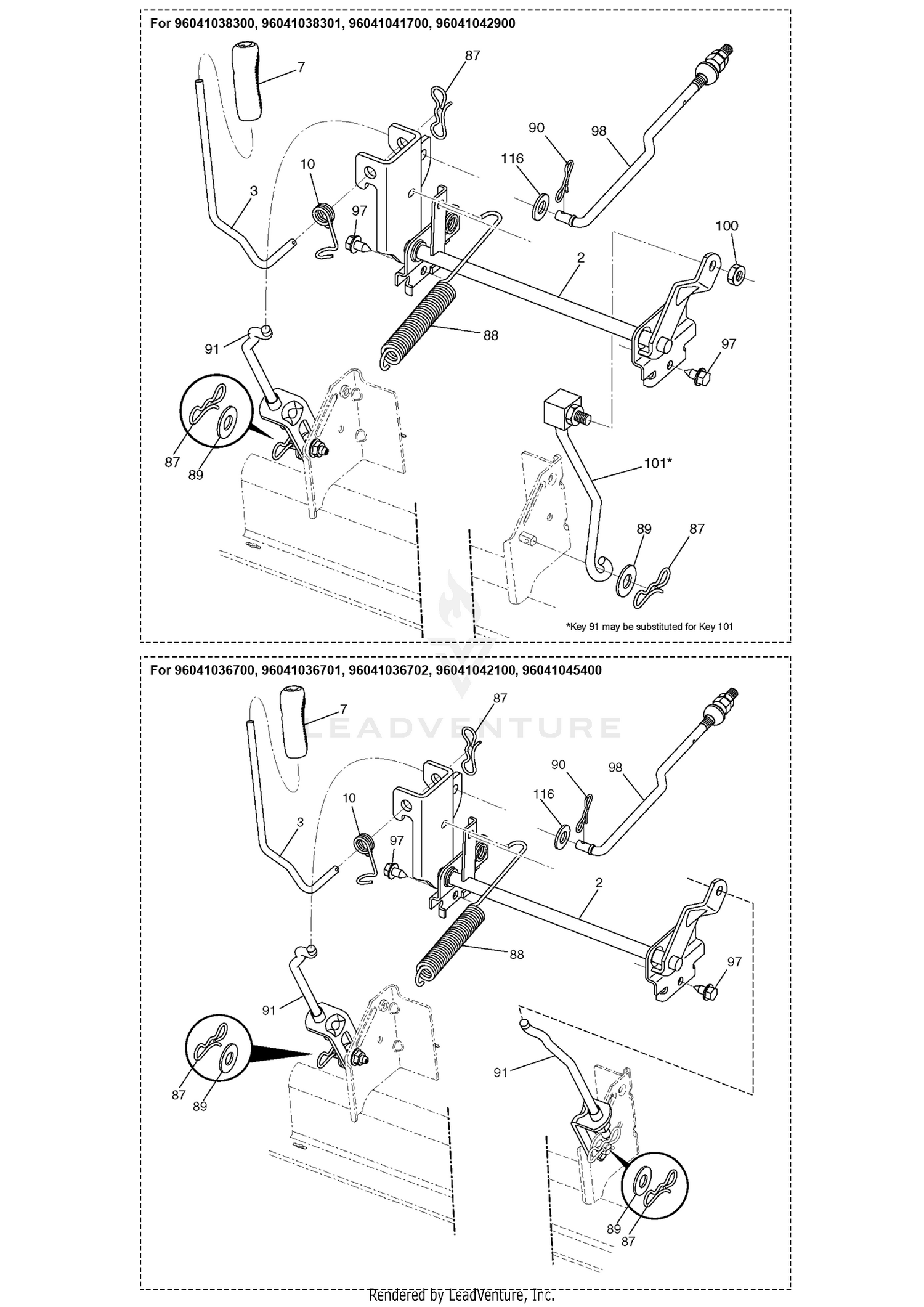 MOWER LIFT / DECK LIFT