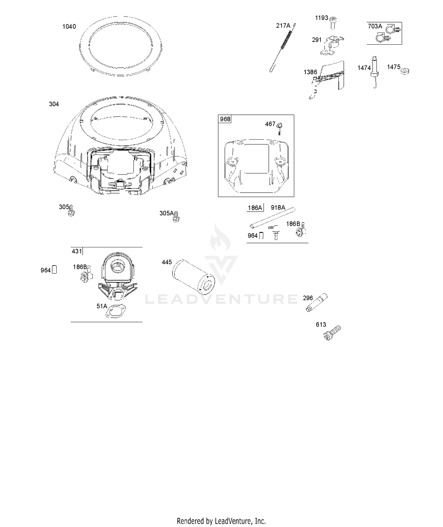 BLOWER HOUSING, AIR CLEANER 8