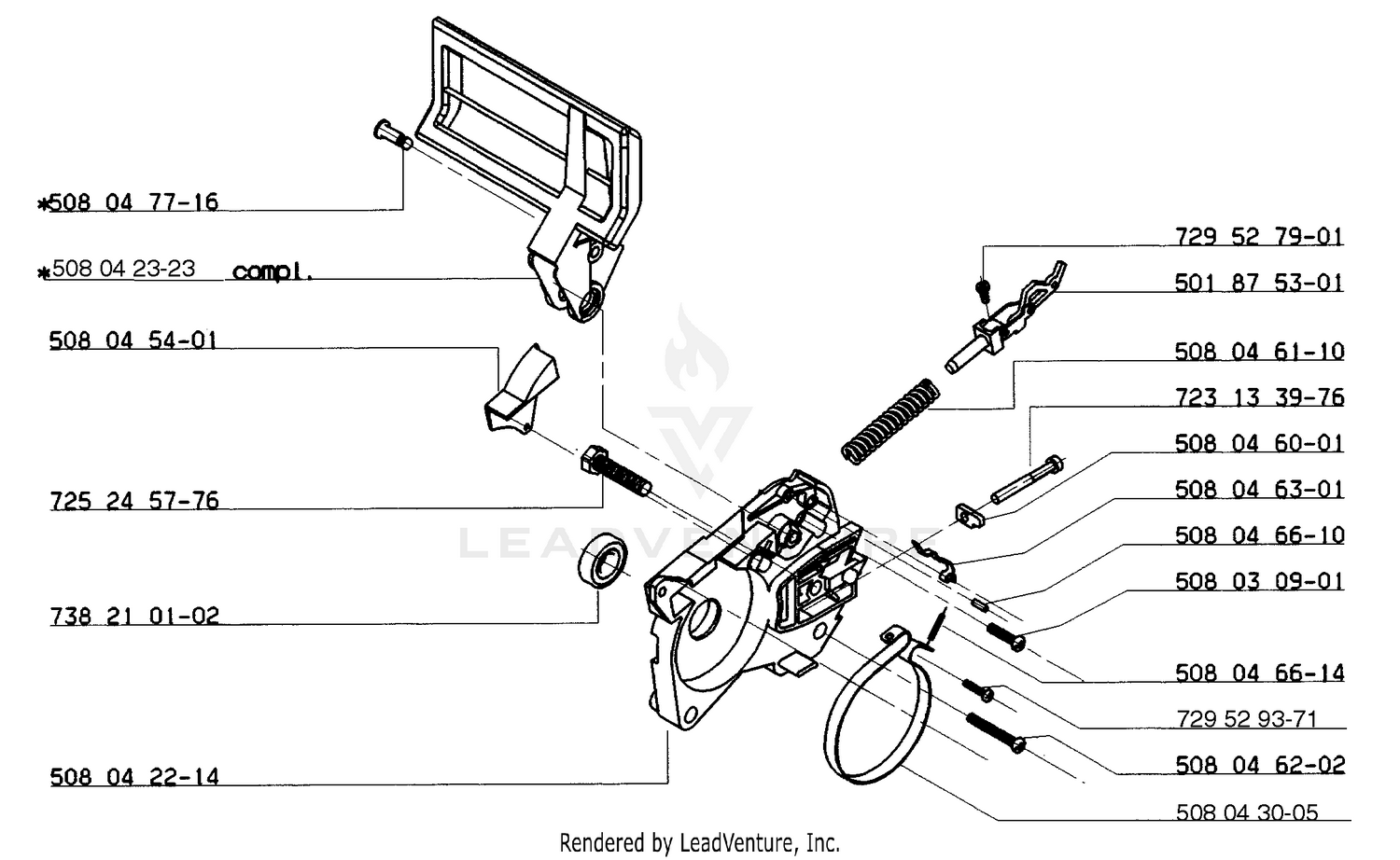 Hand Guard/Chain Brake Assembly