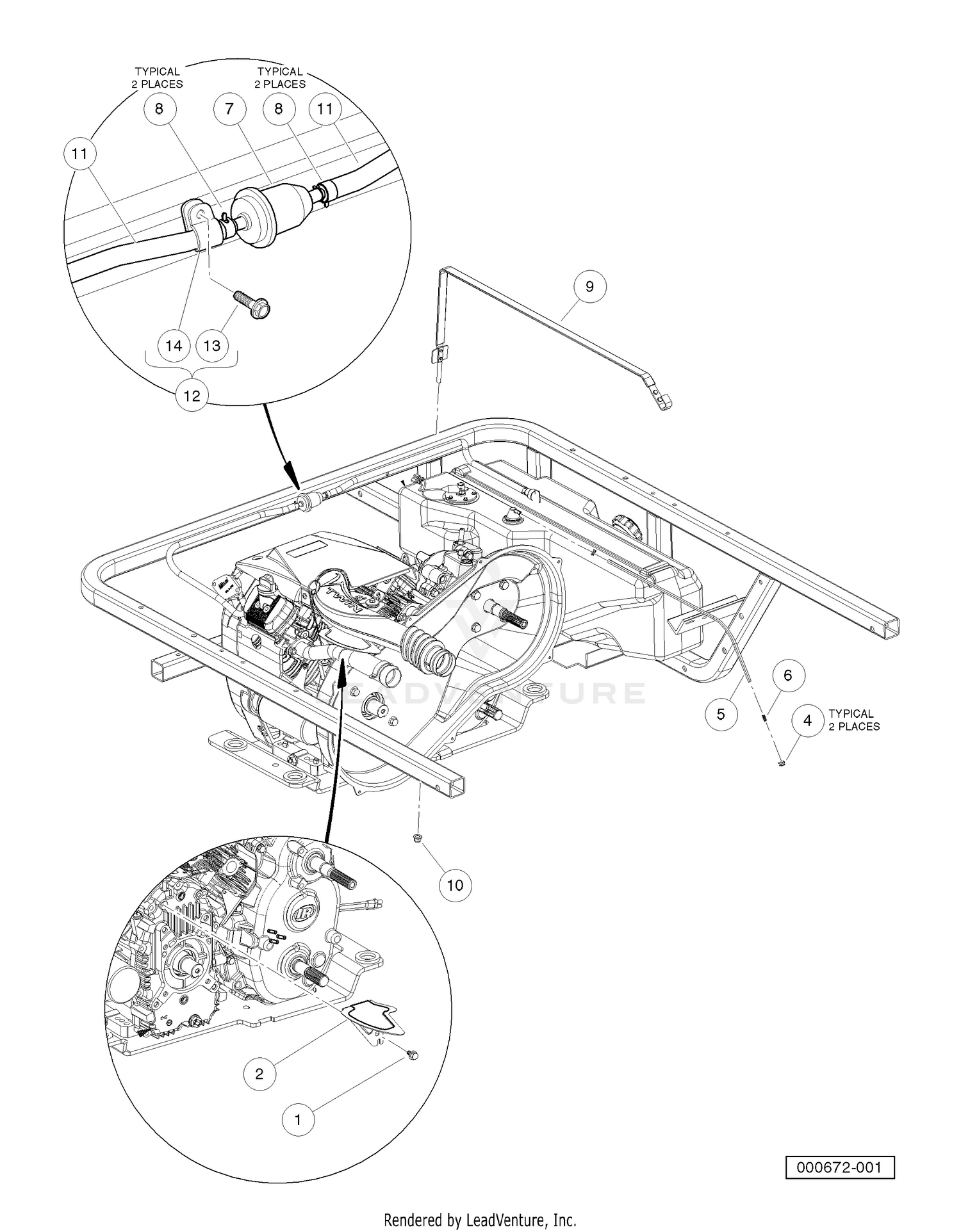 Fuel System Kawasaki Gasoline Vehicles