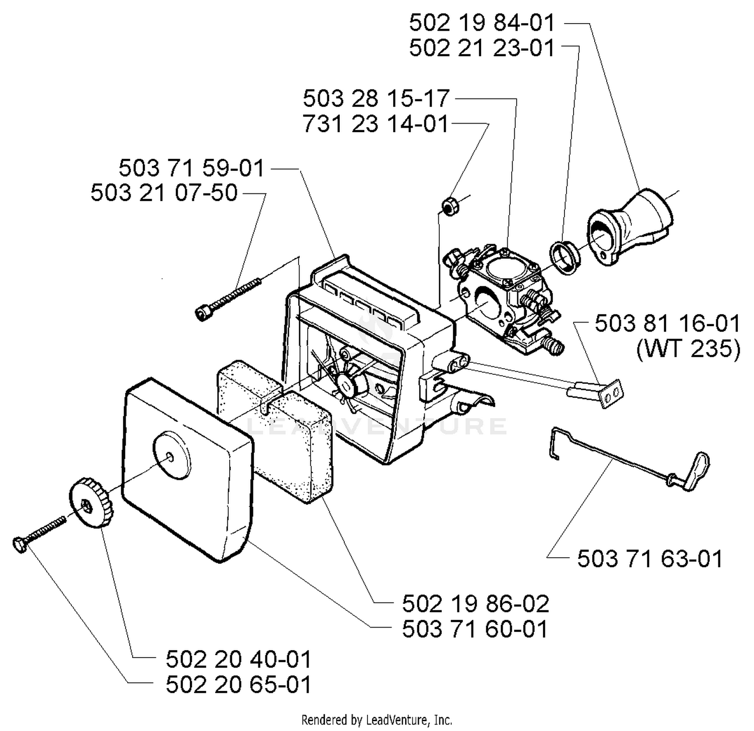 Carburetor & Filter Assembly
