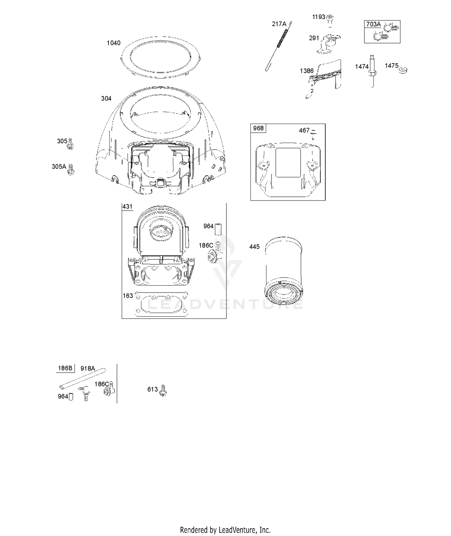 BLOWER HOUSING, AIR CLEANER