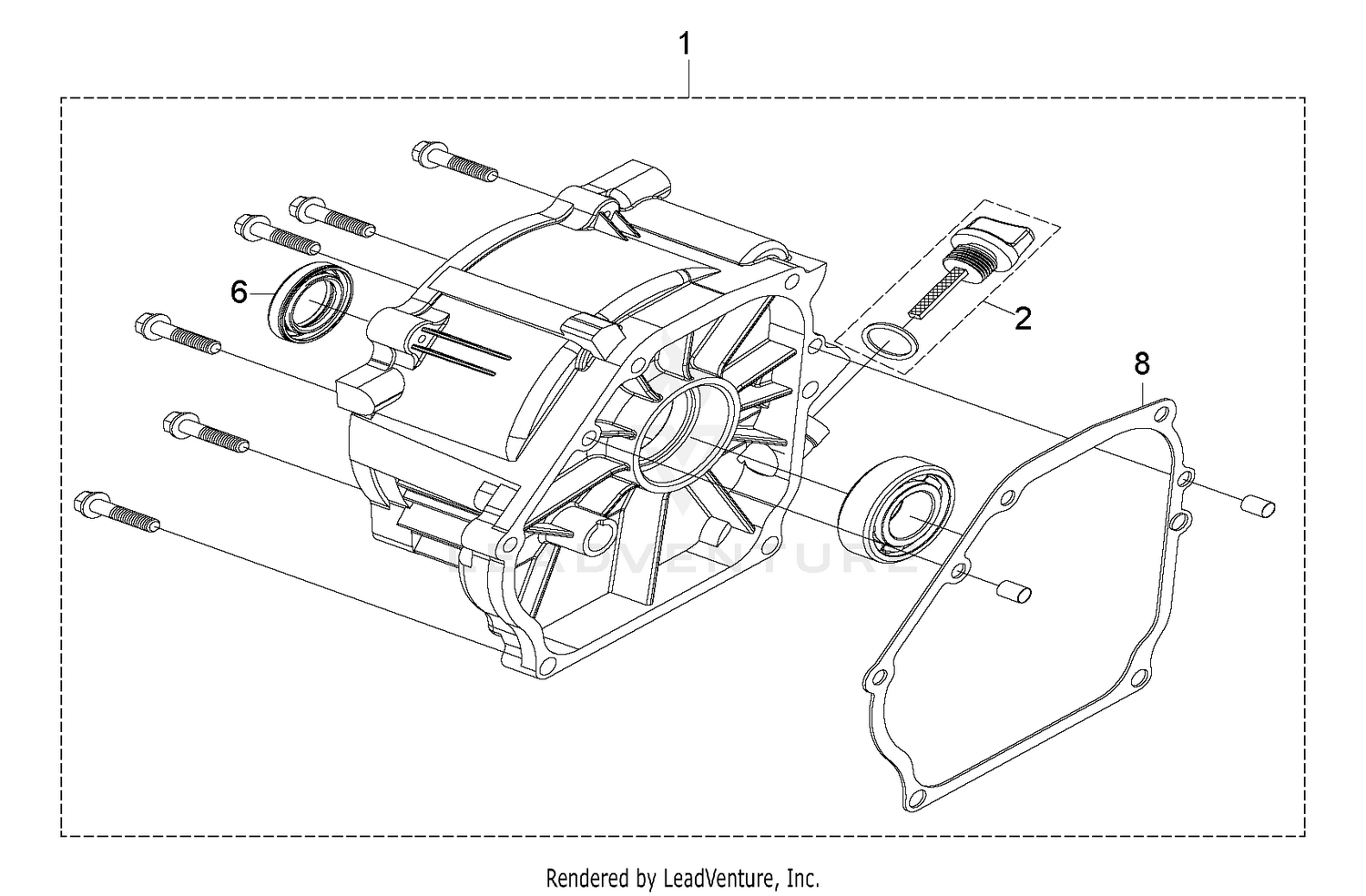 CRANKCASE COVER 2