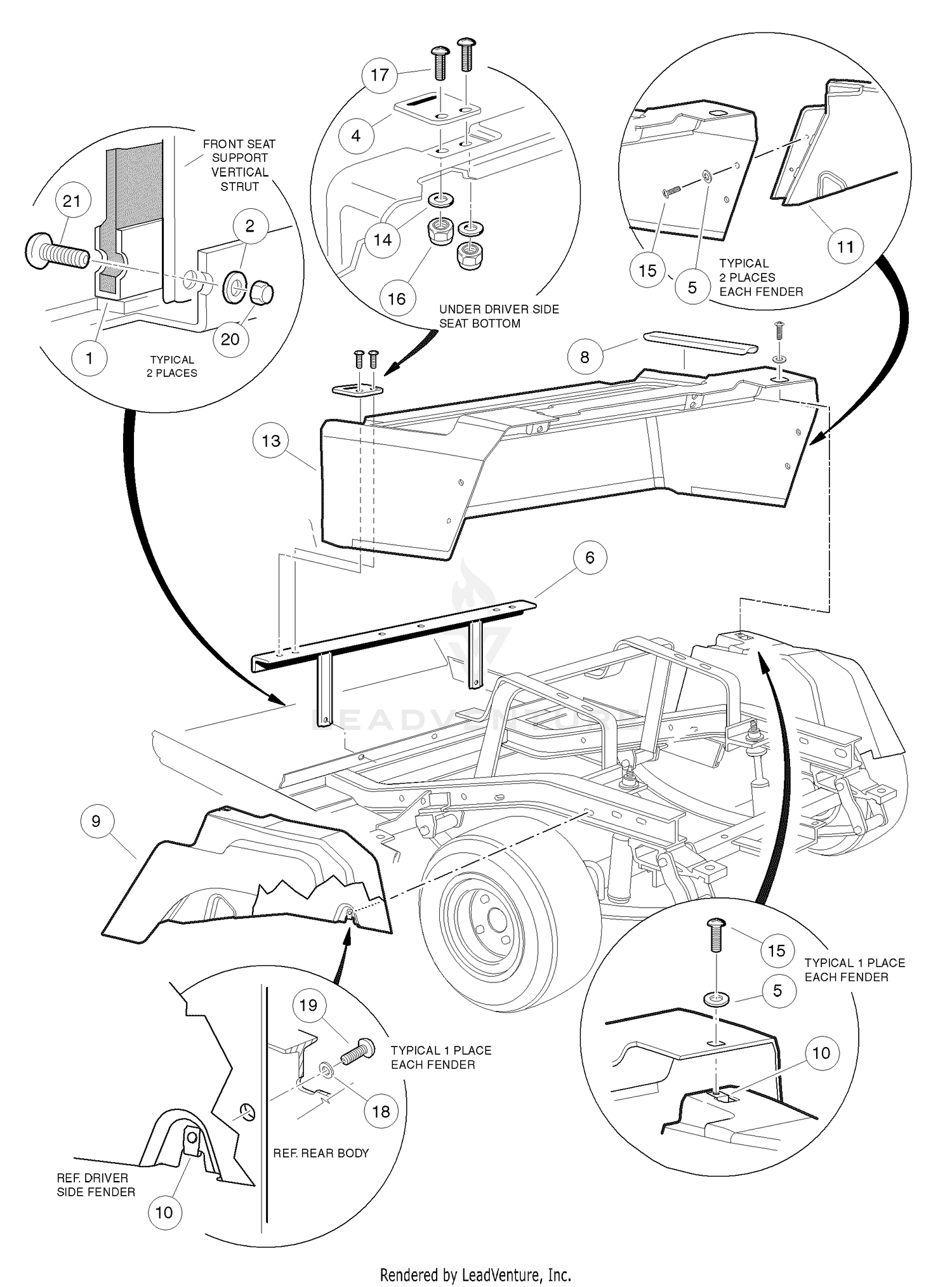Rear Body and Fender