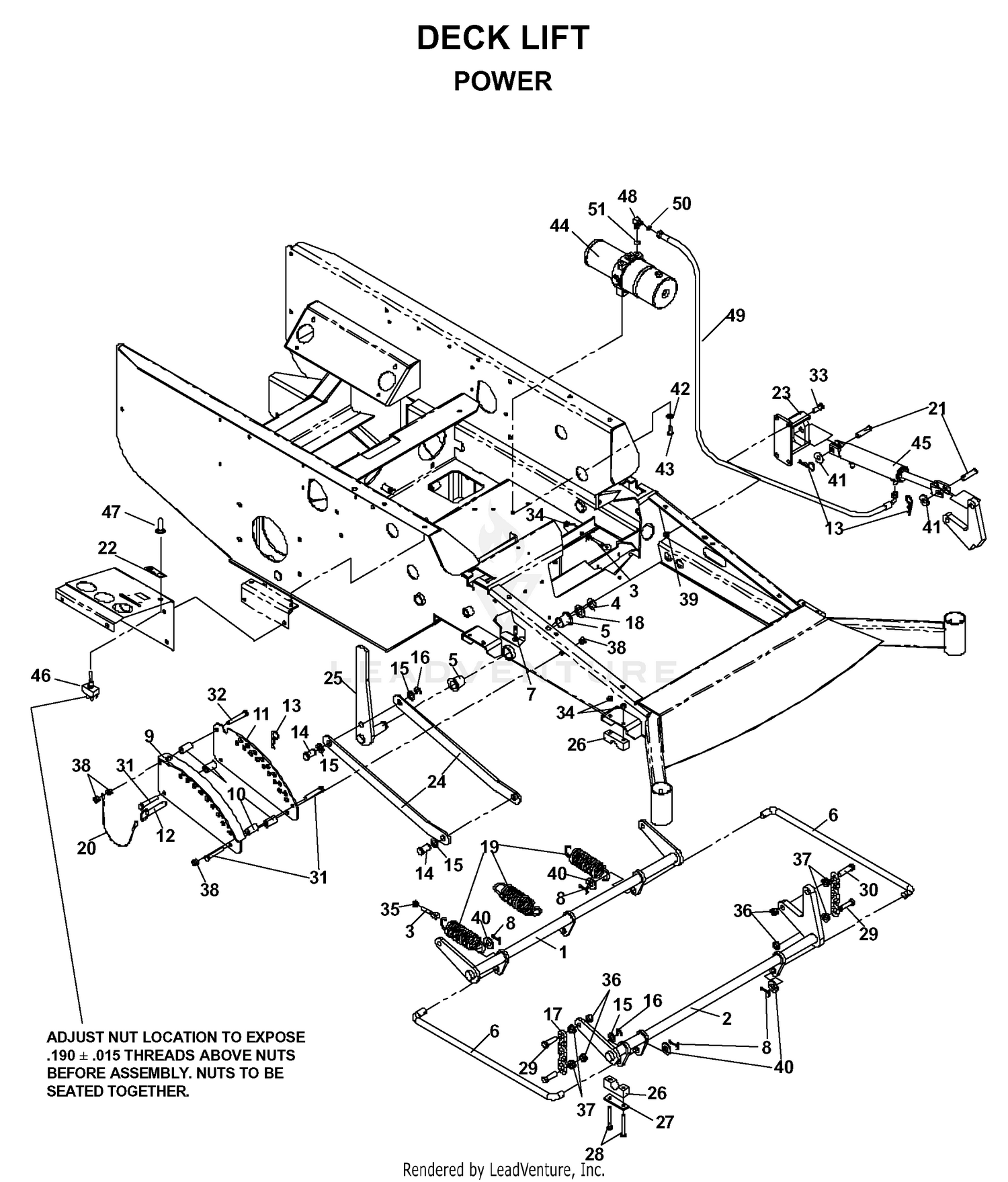 MOWER LIFT / DECK LIFT 2