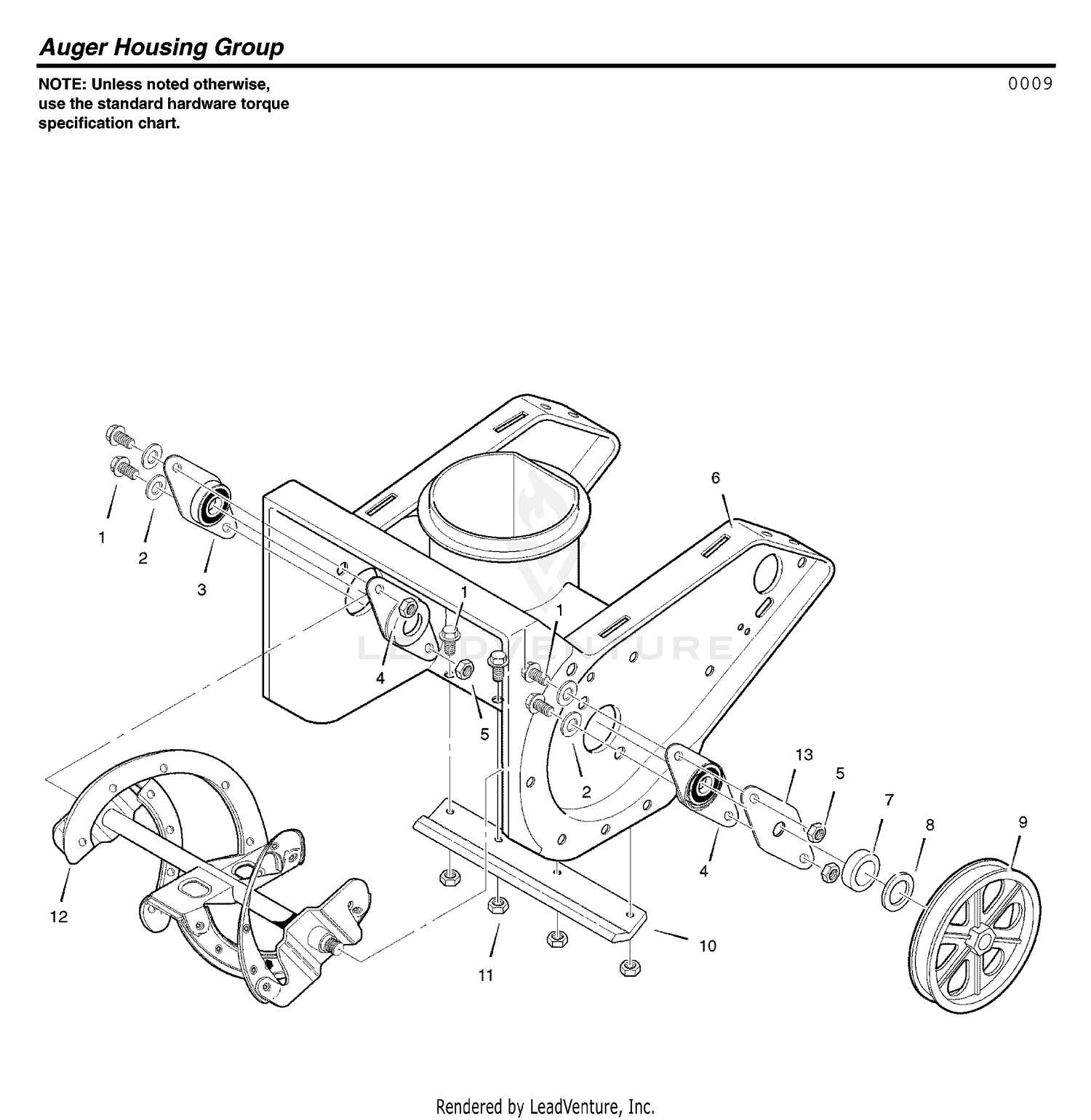 AUGER HOUSING & IMPELLER