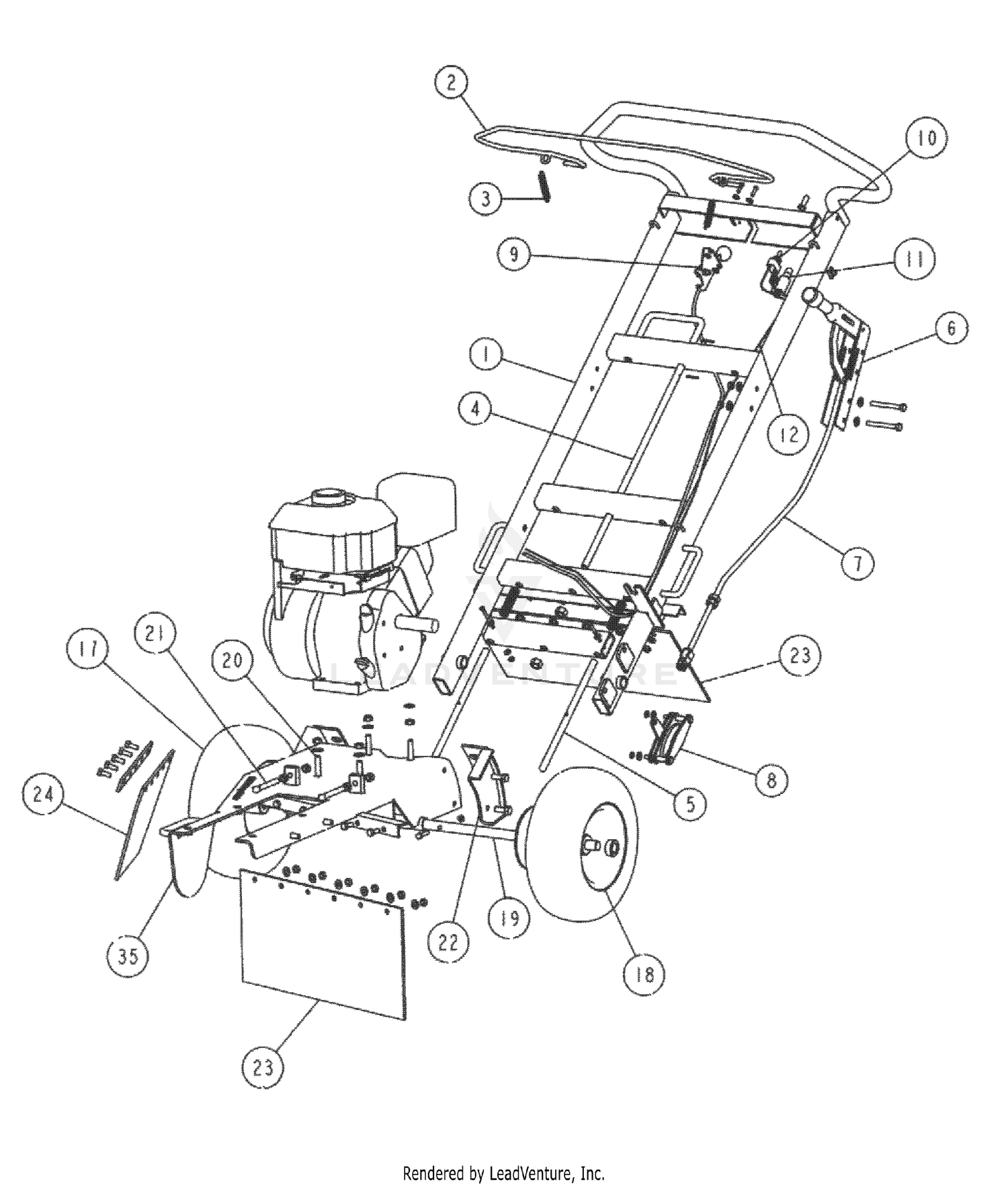 Handle And Deck Assembly
