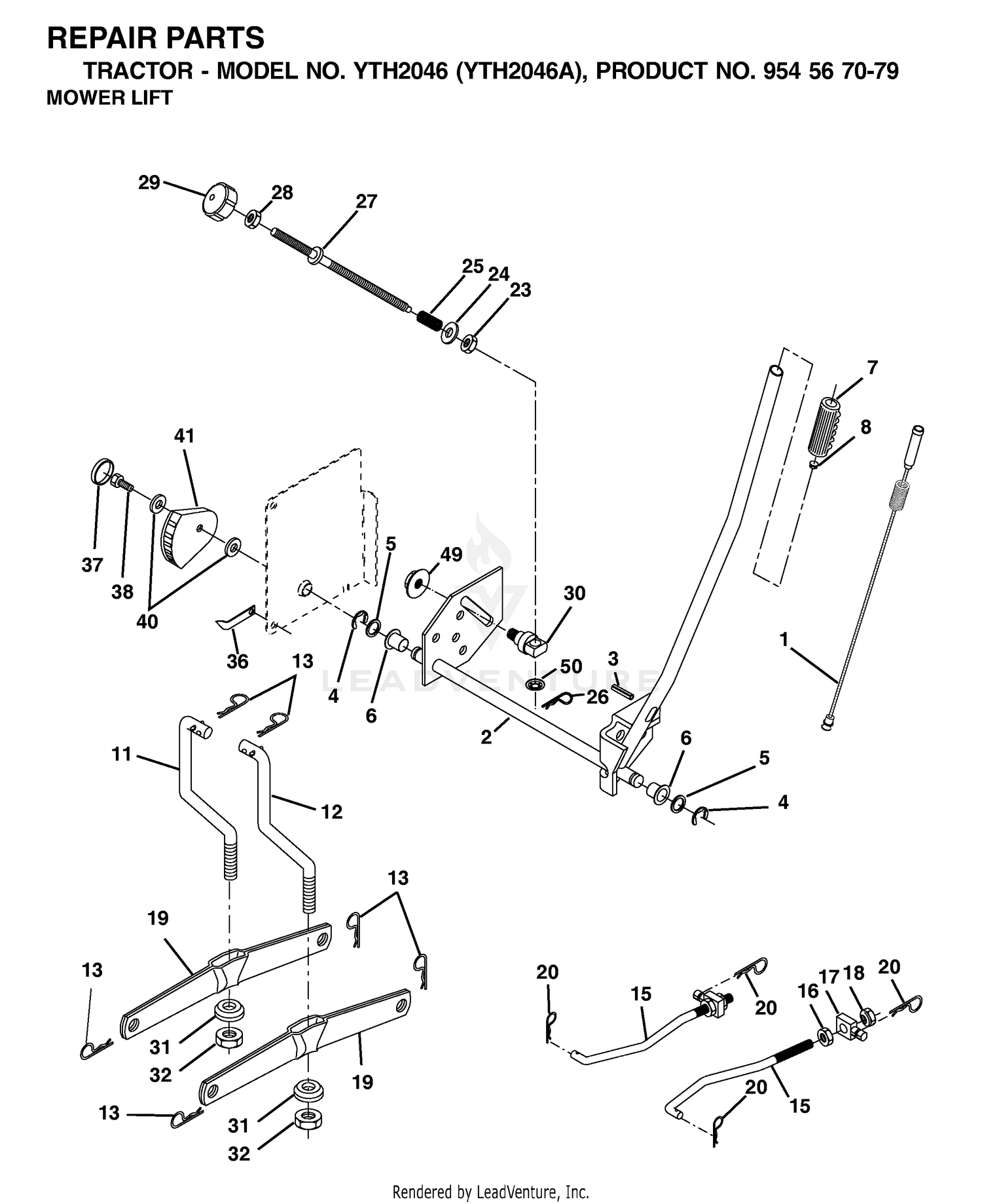 MOWER LIFT / DECK LIFT