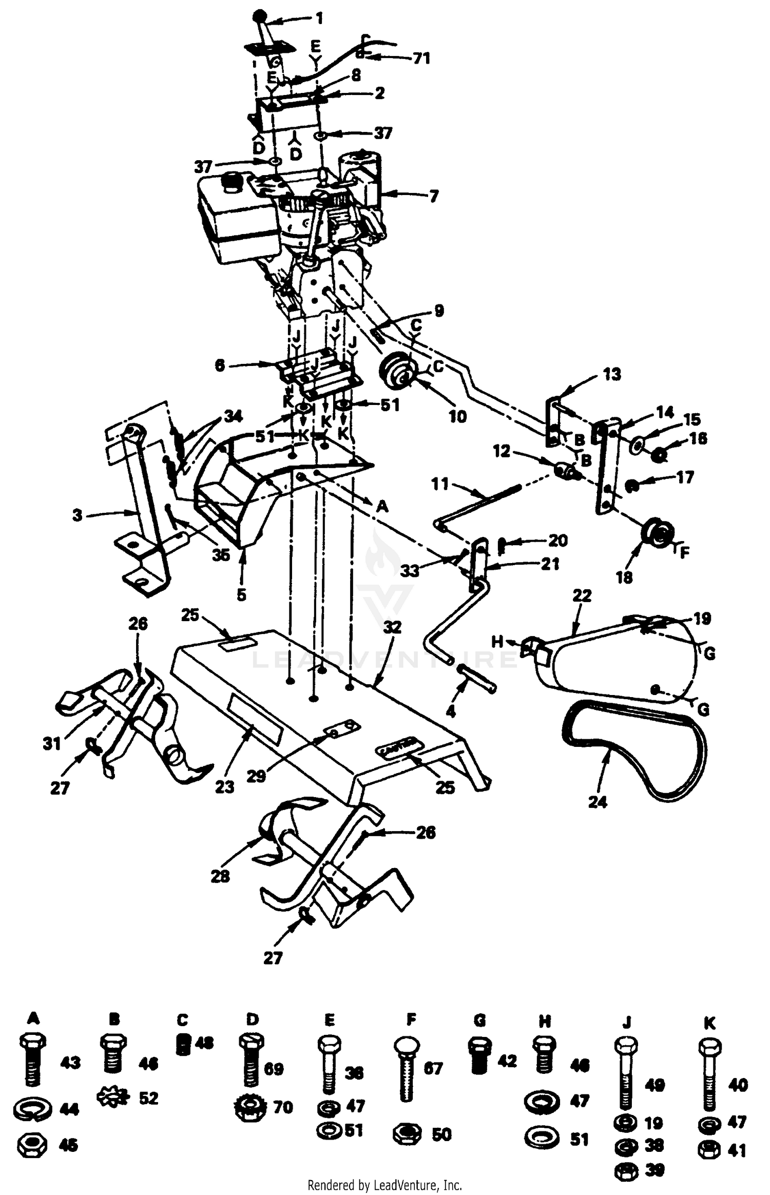 Engine And Tines