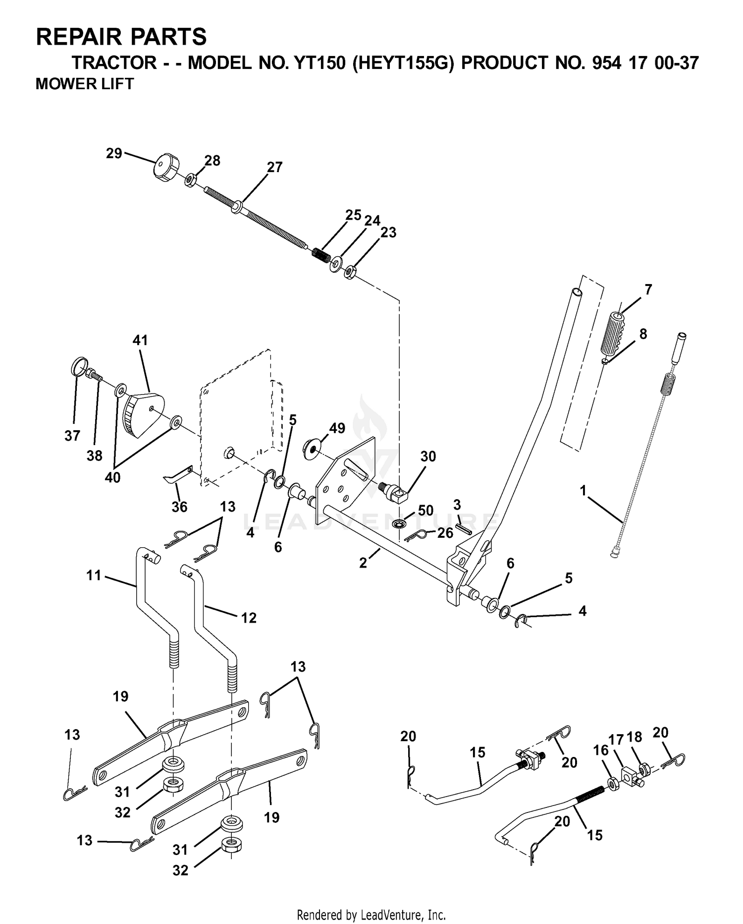 MOWER LIFT / DECK LIFT