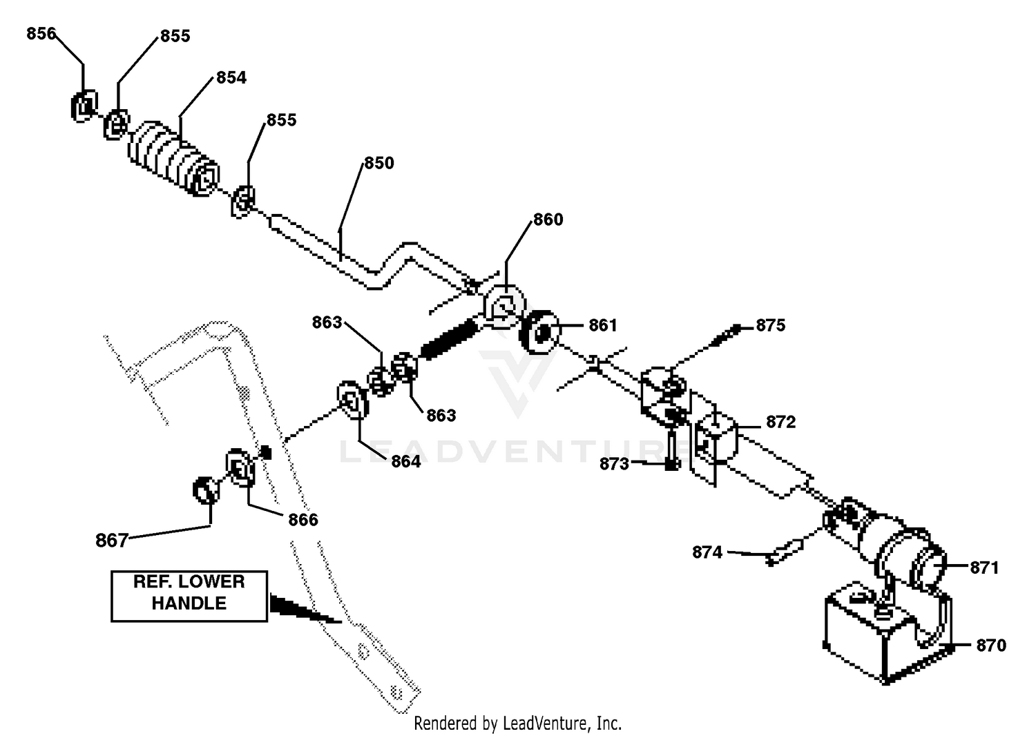 Chute Crank Assembly