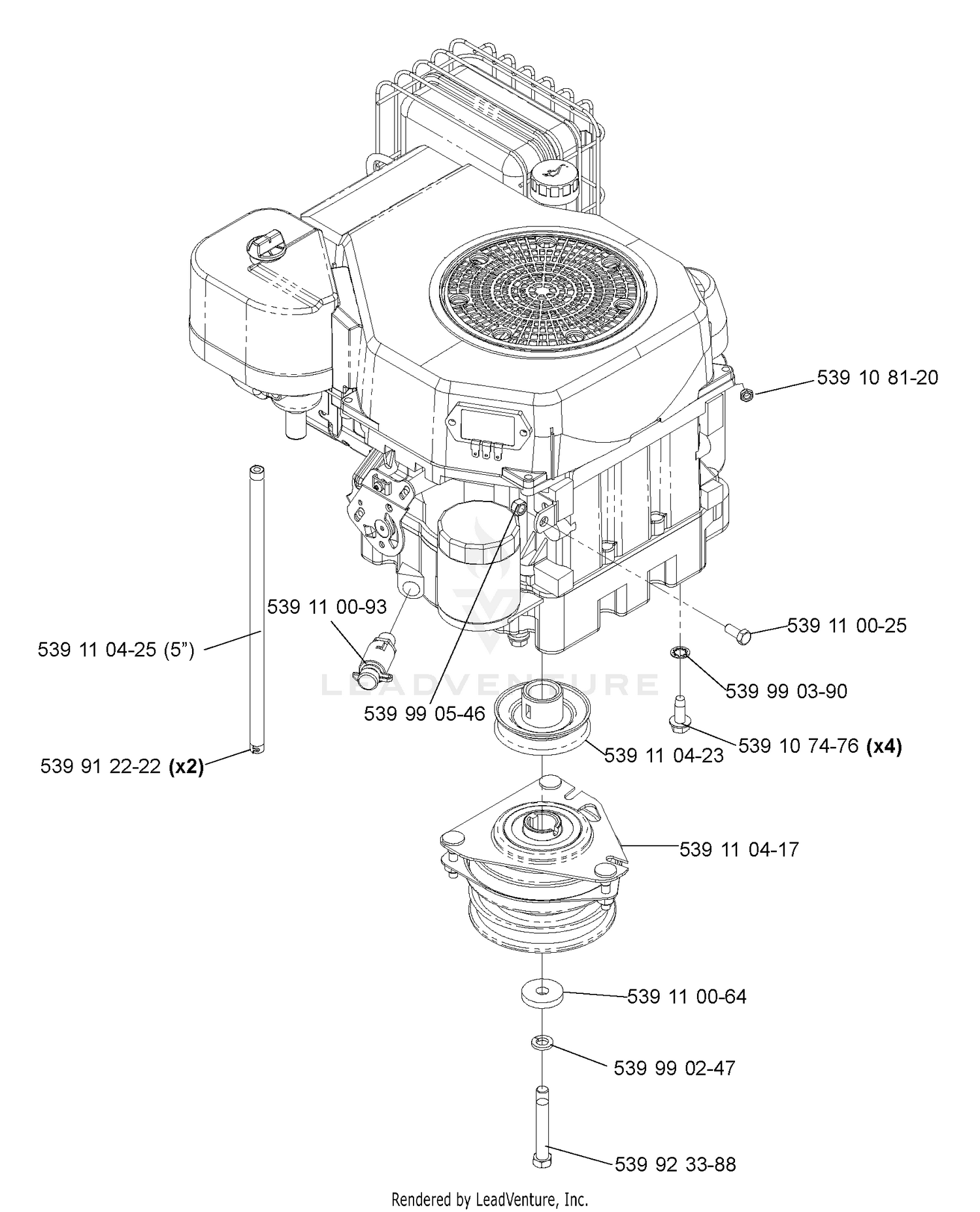 Engine Assembly (18 HP)