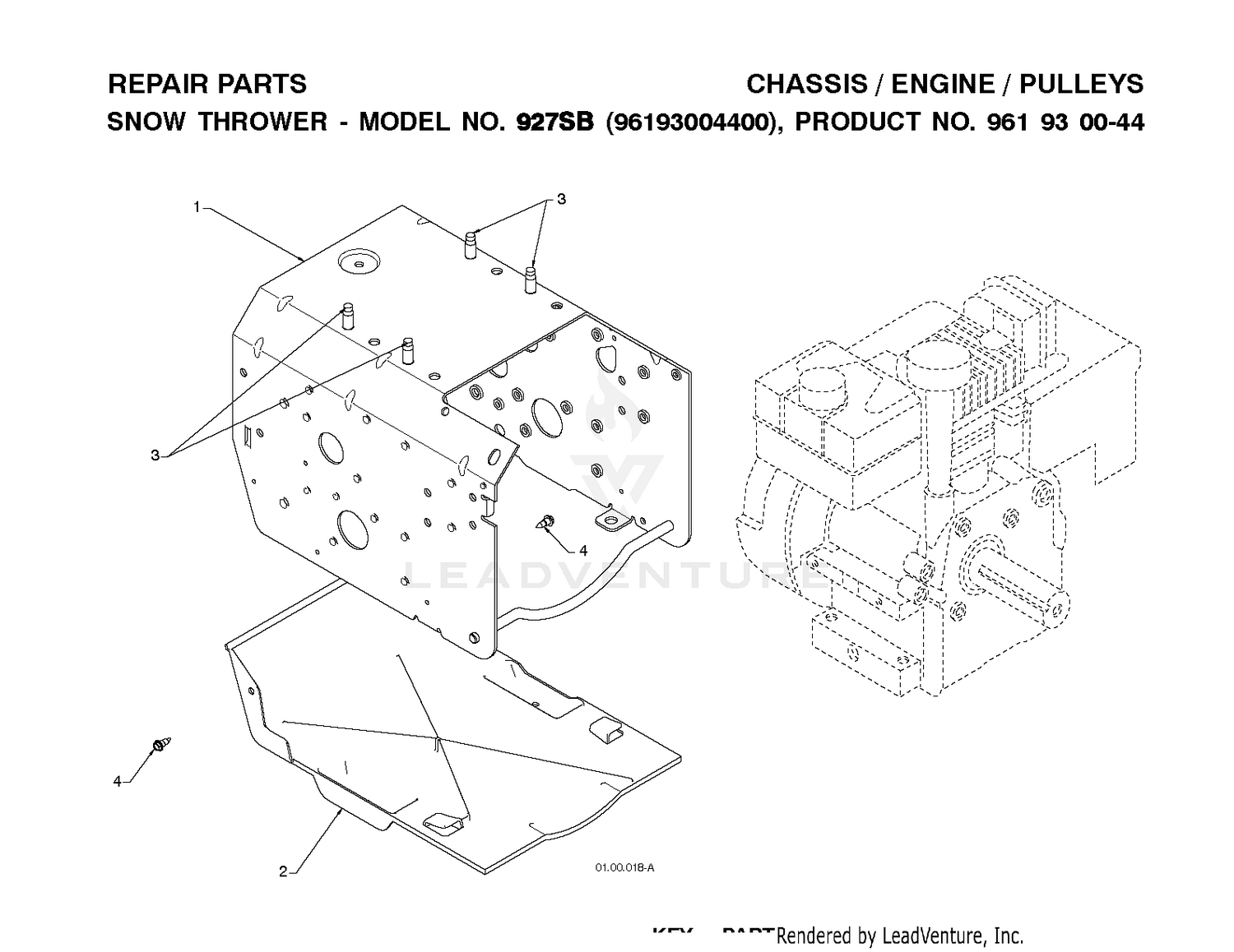 "CHASSIS, ENGINE & PULLEYS"