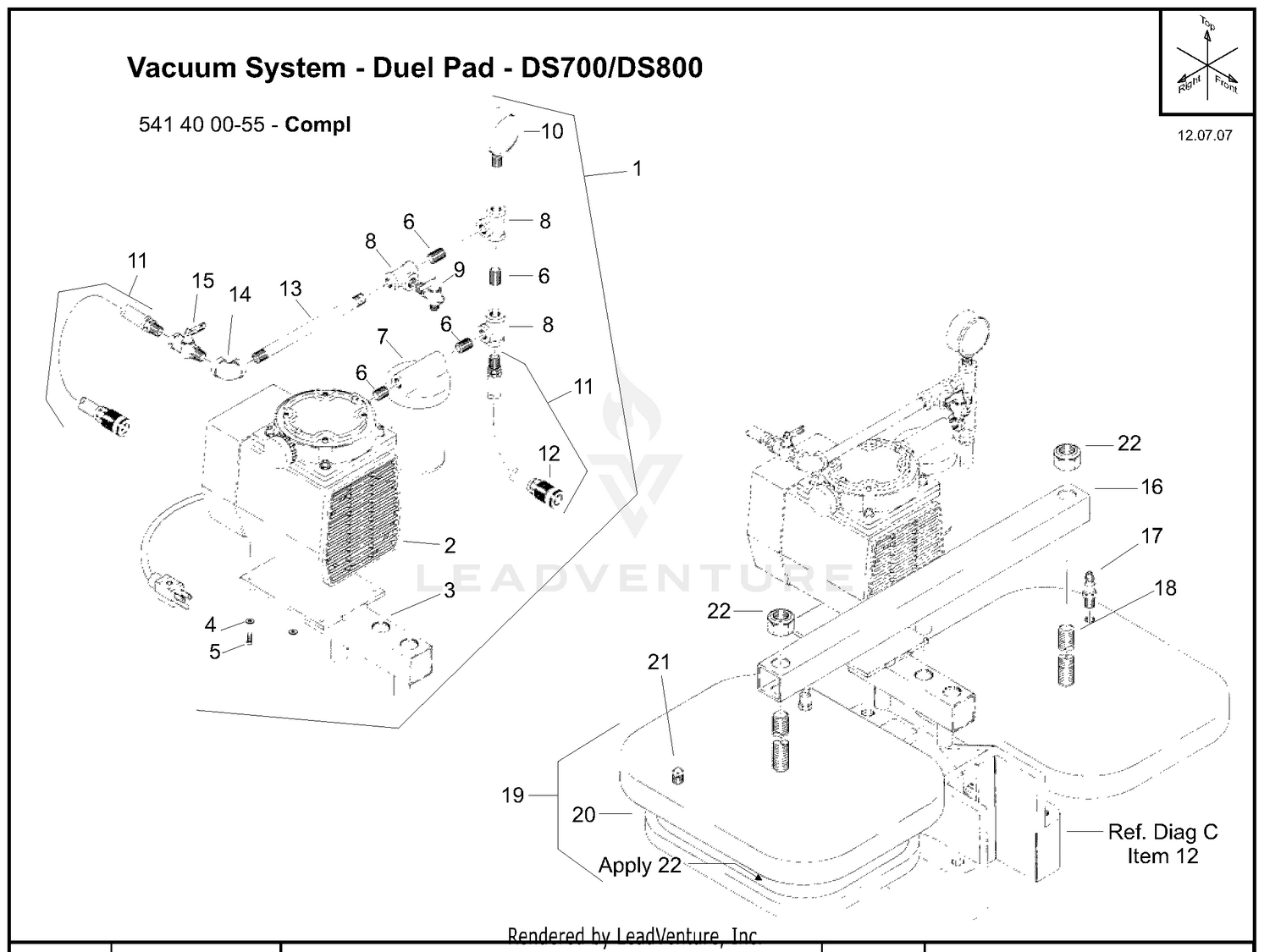 Vacuum System - Duel Pad