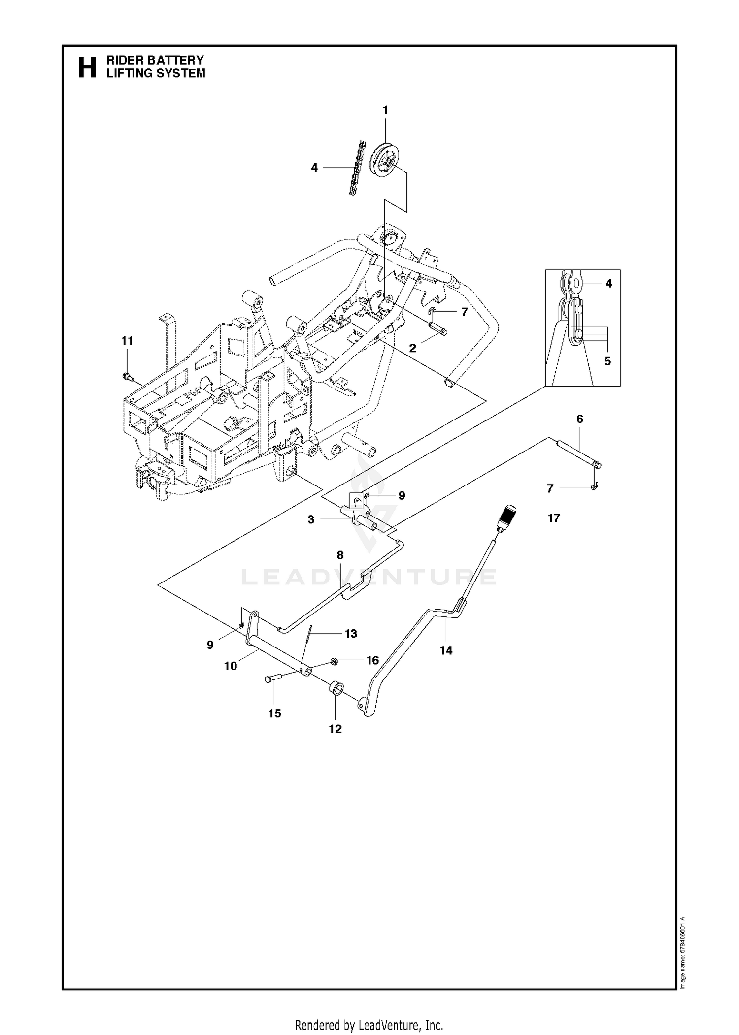 MOWER LIFT / DECK LIFT