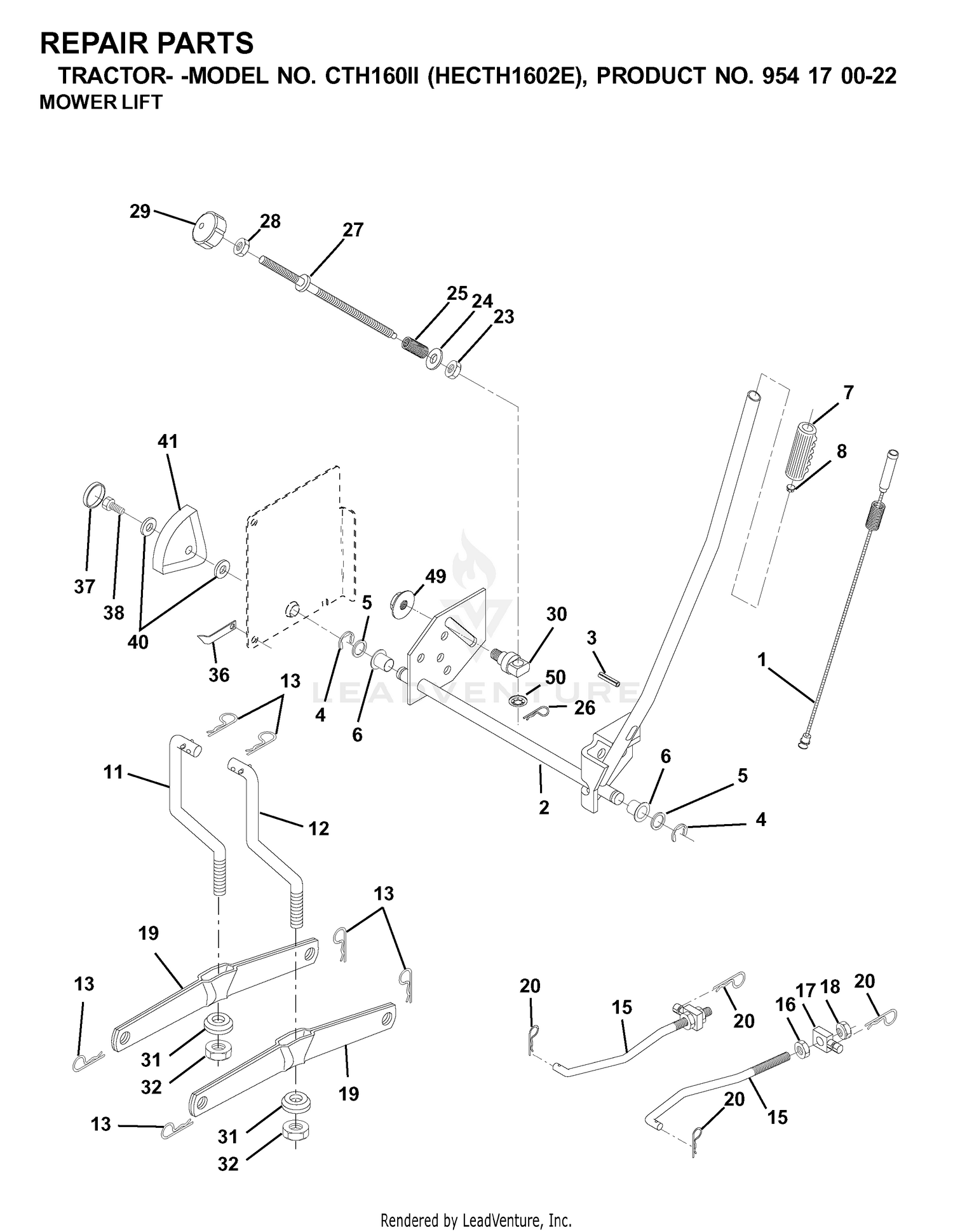 MOWER LIFT / DECK LIFT