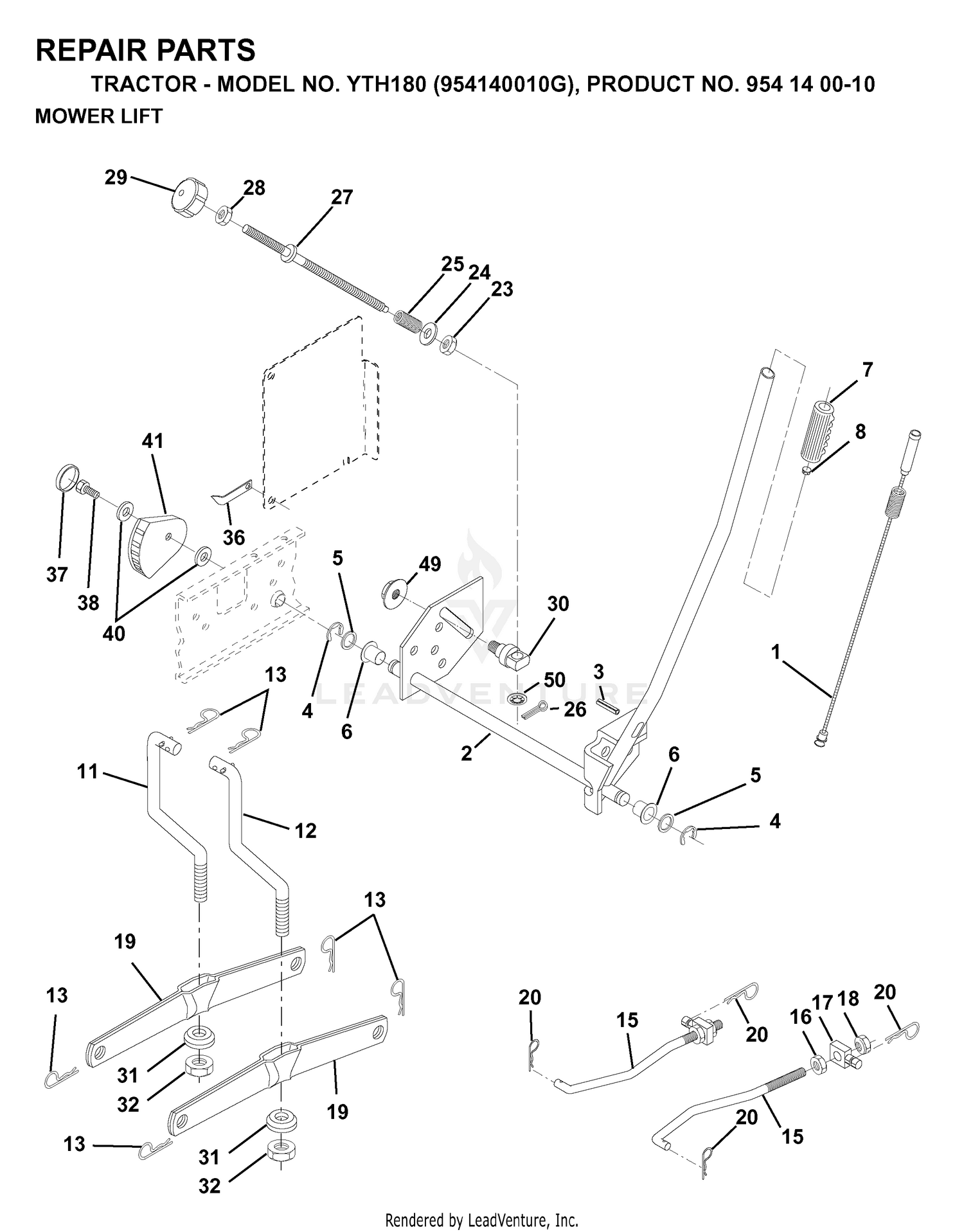 MOWER LIFT / DECK LIFT