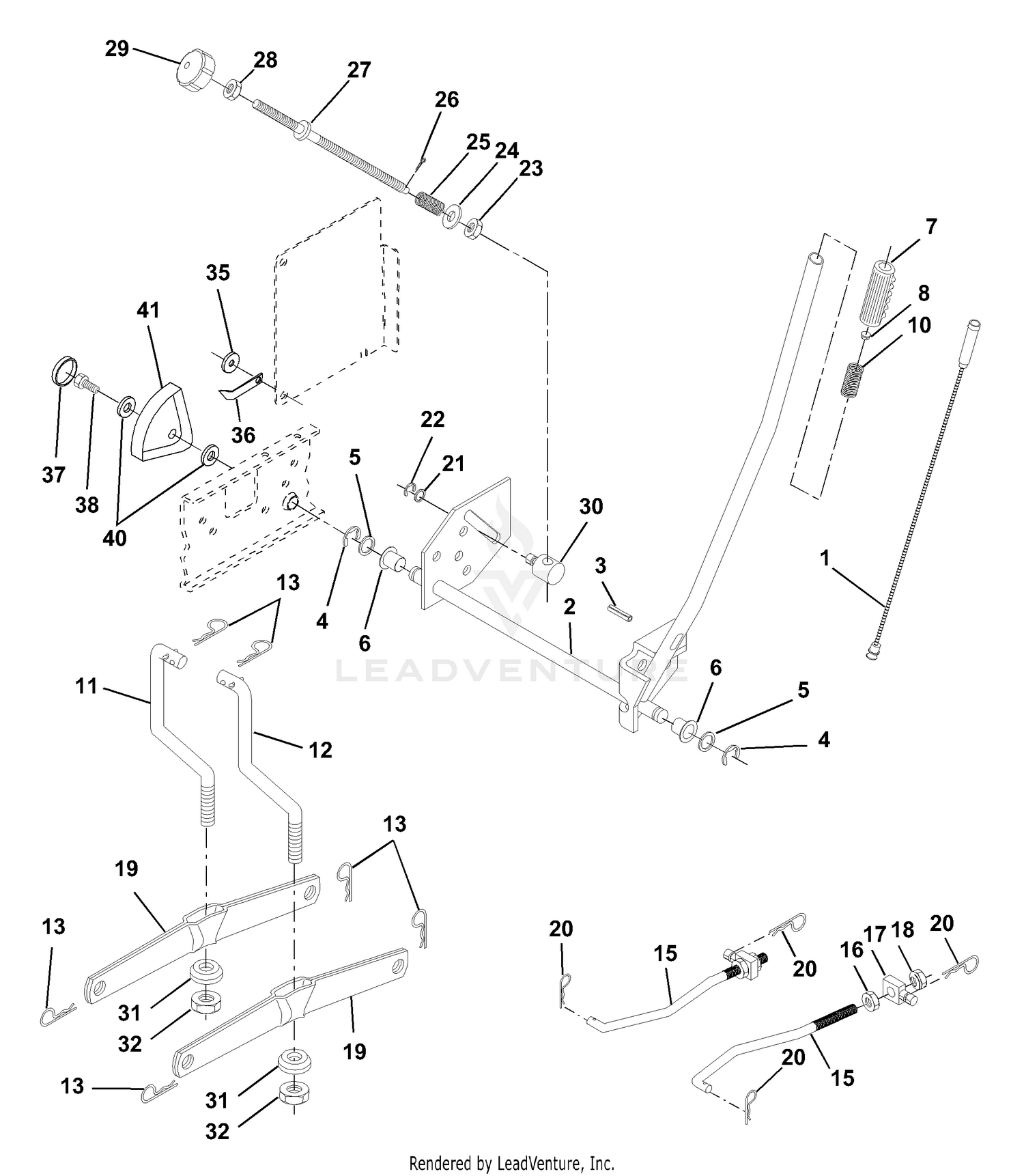 Mower Lift Assembly