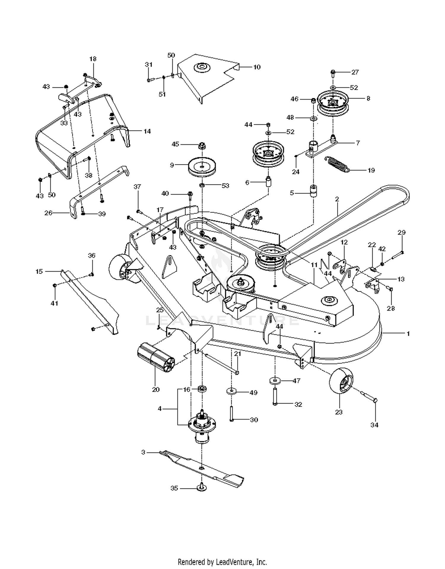MOWER DECK / CUTTING DECK