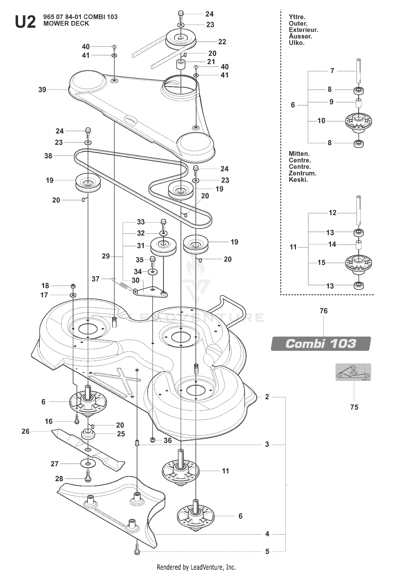 MOWER DECK / CUTTING DECK 3