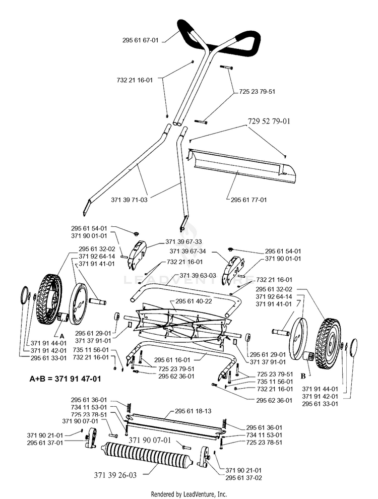 Husqvarna NOVOLETTE Walk Behind Mower Partswarehouse