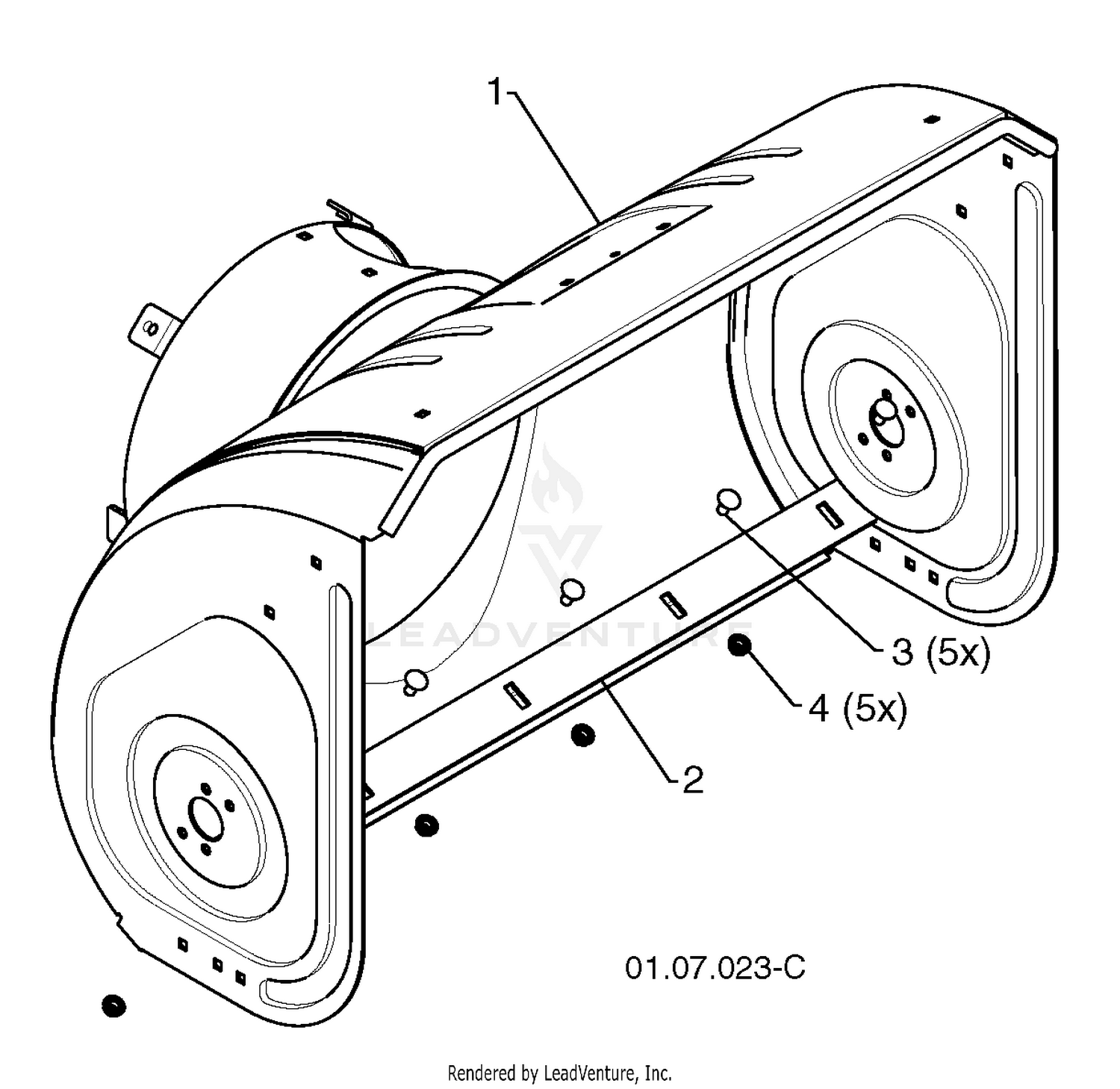 AUGER HOUSING IMPELLER