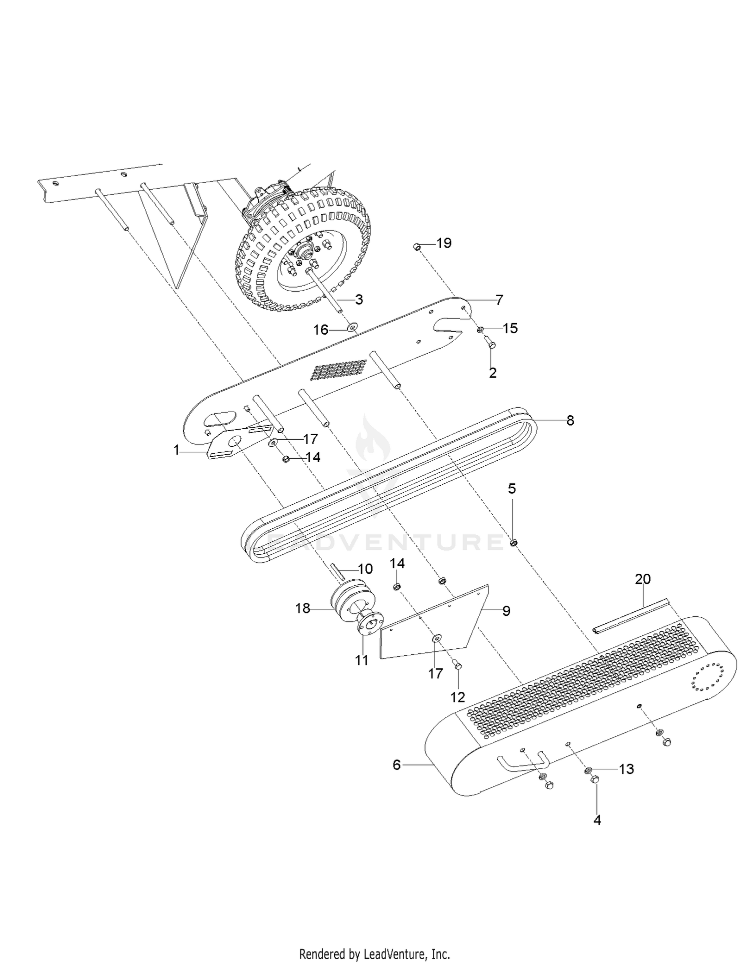 BELT GUARD & PULLEY