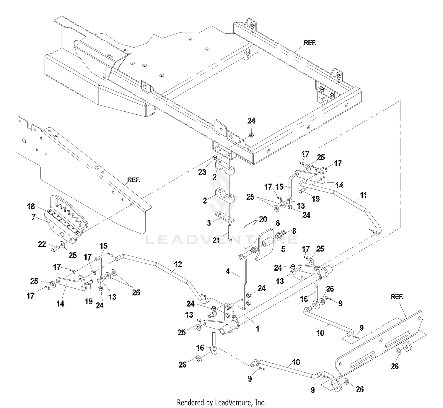 Deck Lift Assembly
