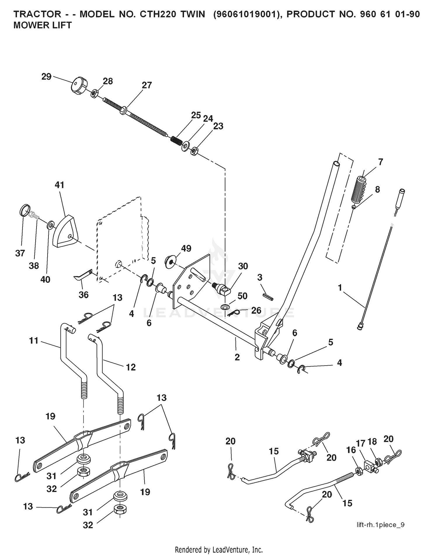 MOWER LIFT / DECK LIFT