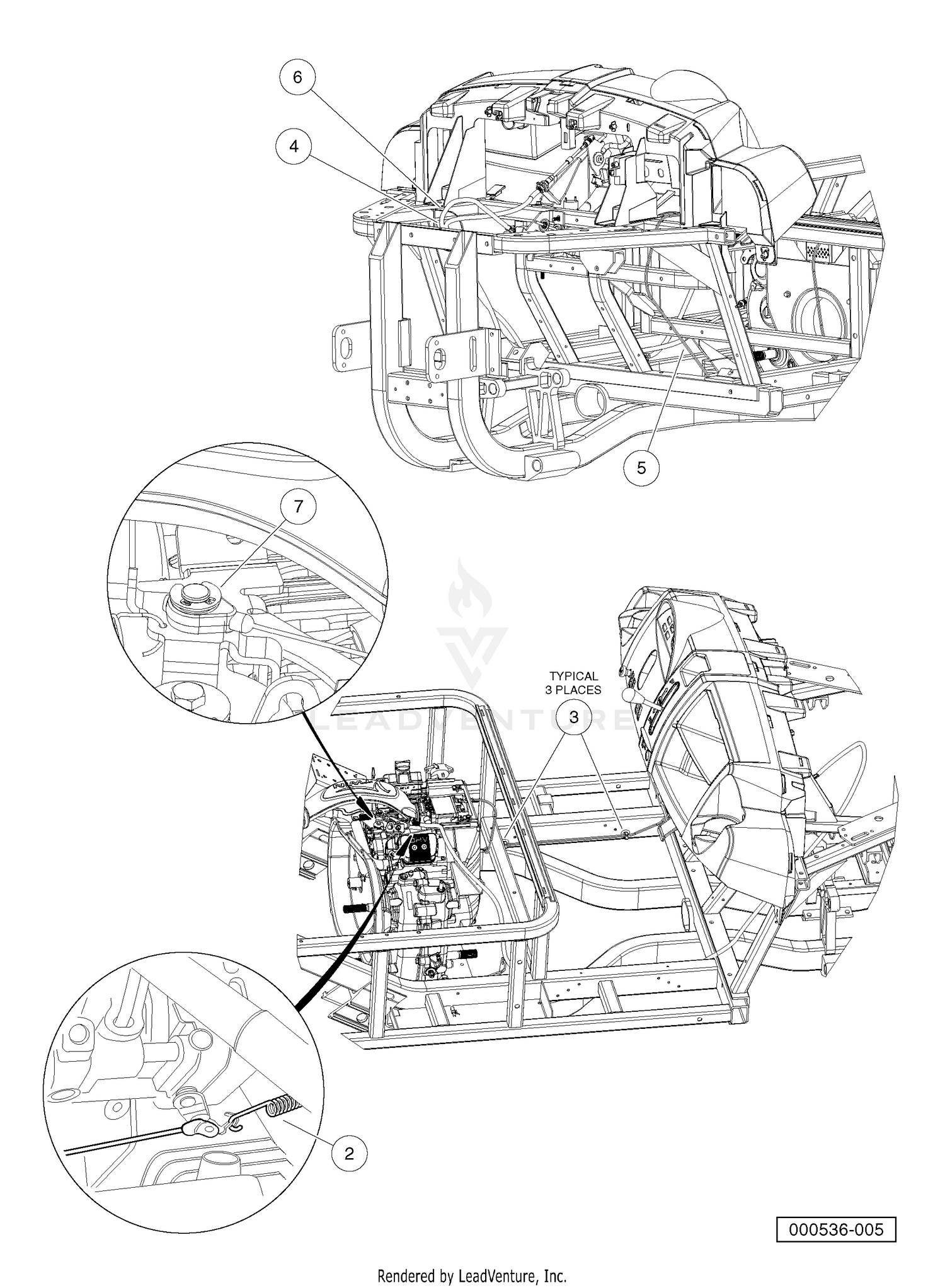 CABLES - KAWASAKI GASOLINE VEHICLES