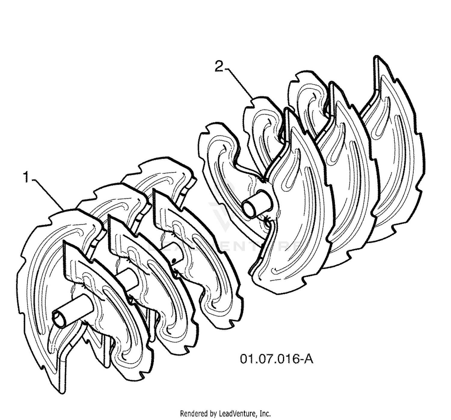 Auger Housing / Impeller Assembly - B