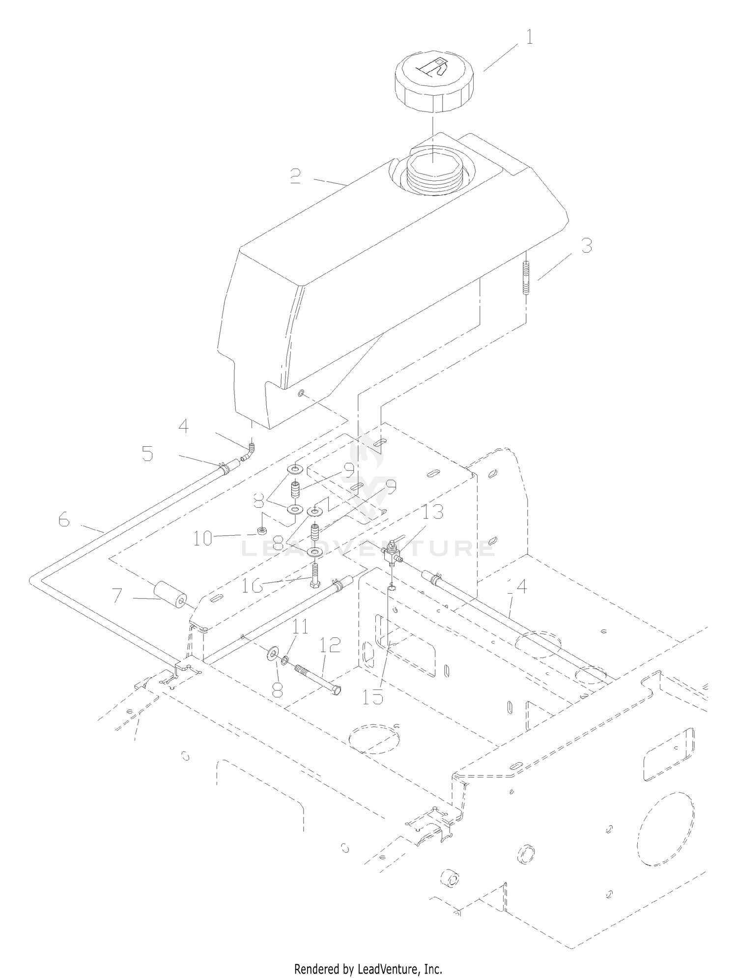Kawasaki And Kohler Fuel Assembly
