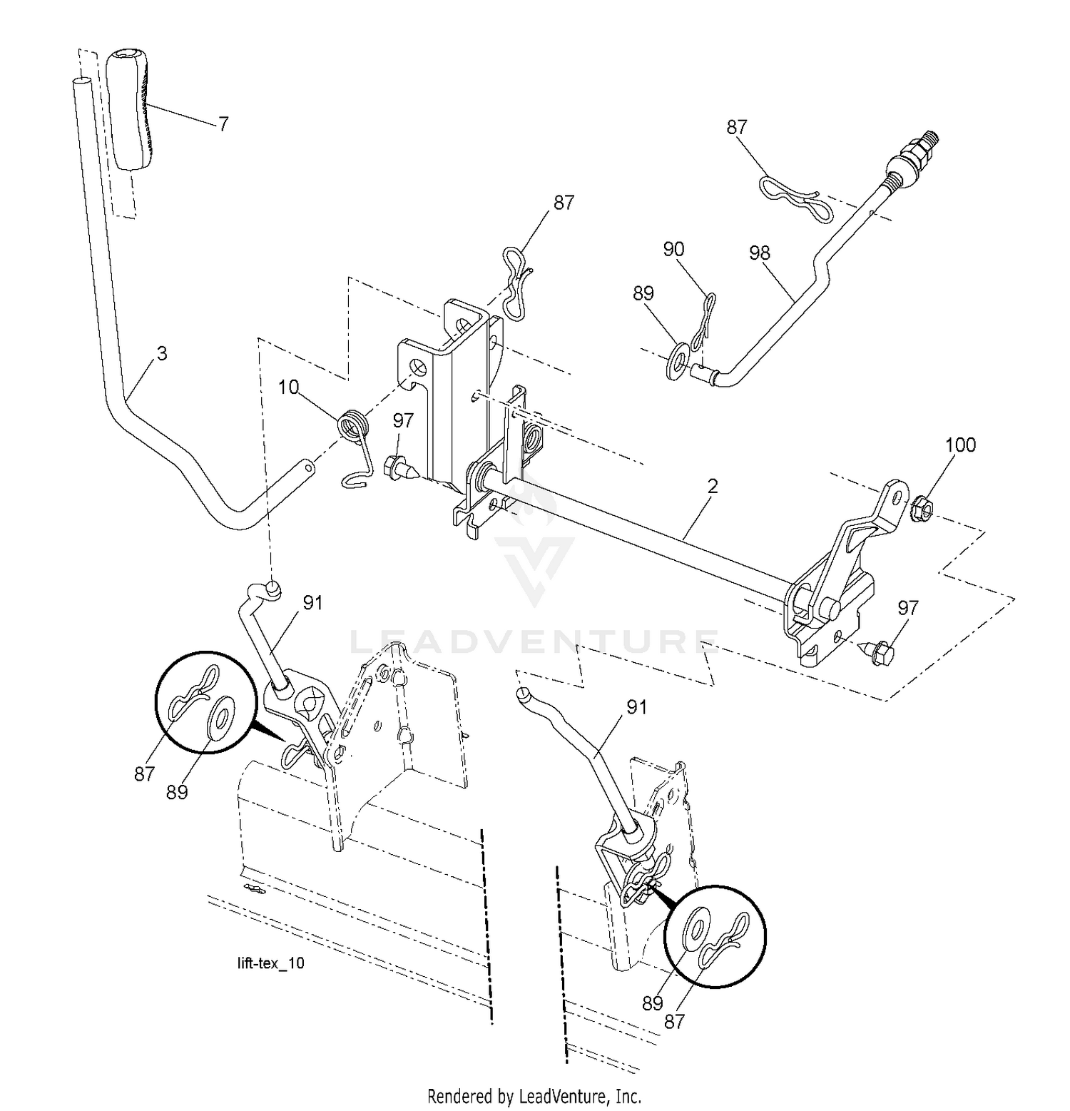 MOWER LIFT / DECK LIFT