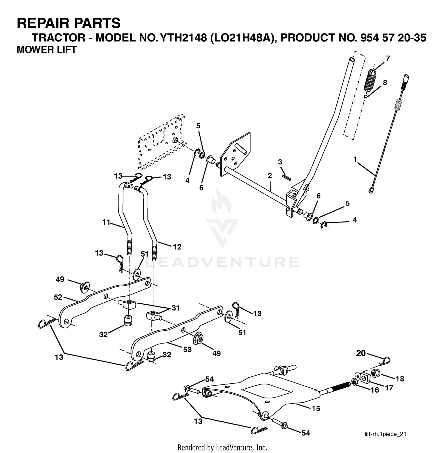 MOWER LIFT / DECK LIFT