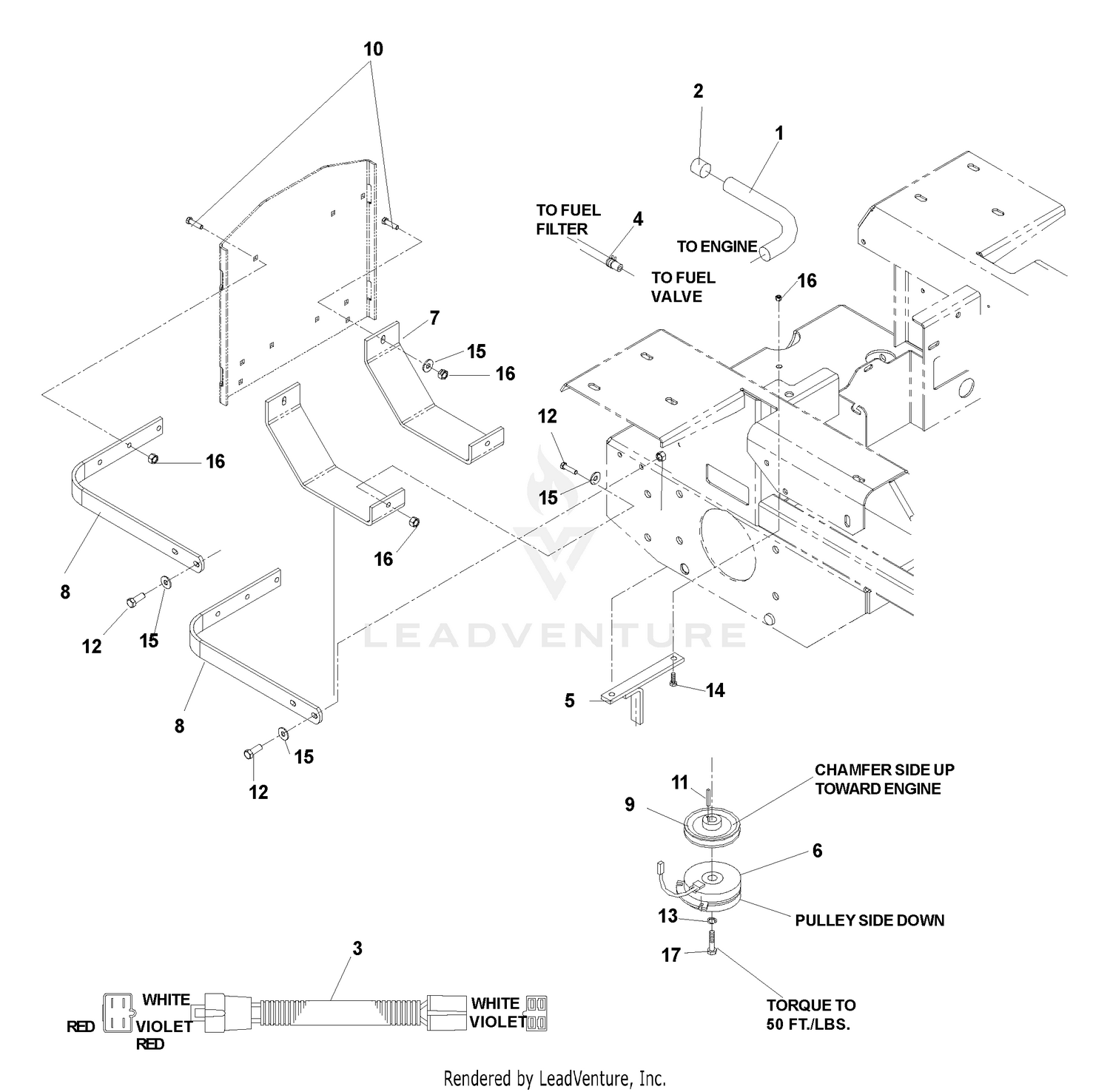 Kohler 24 HP & 25 HP Engine Assembly