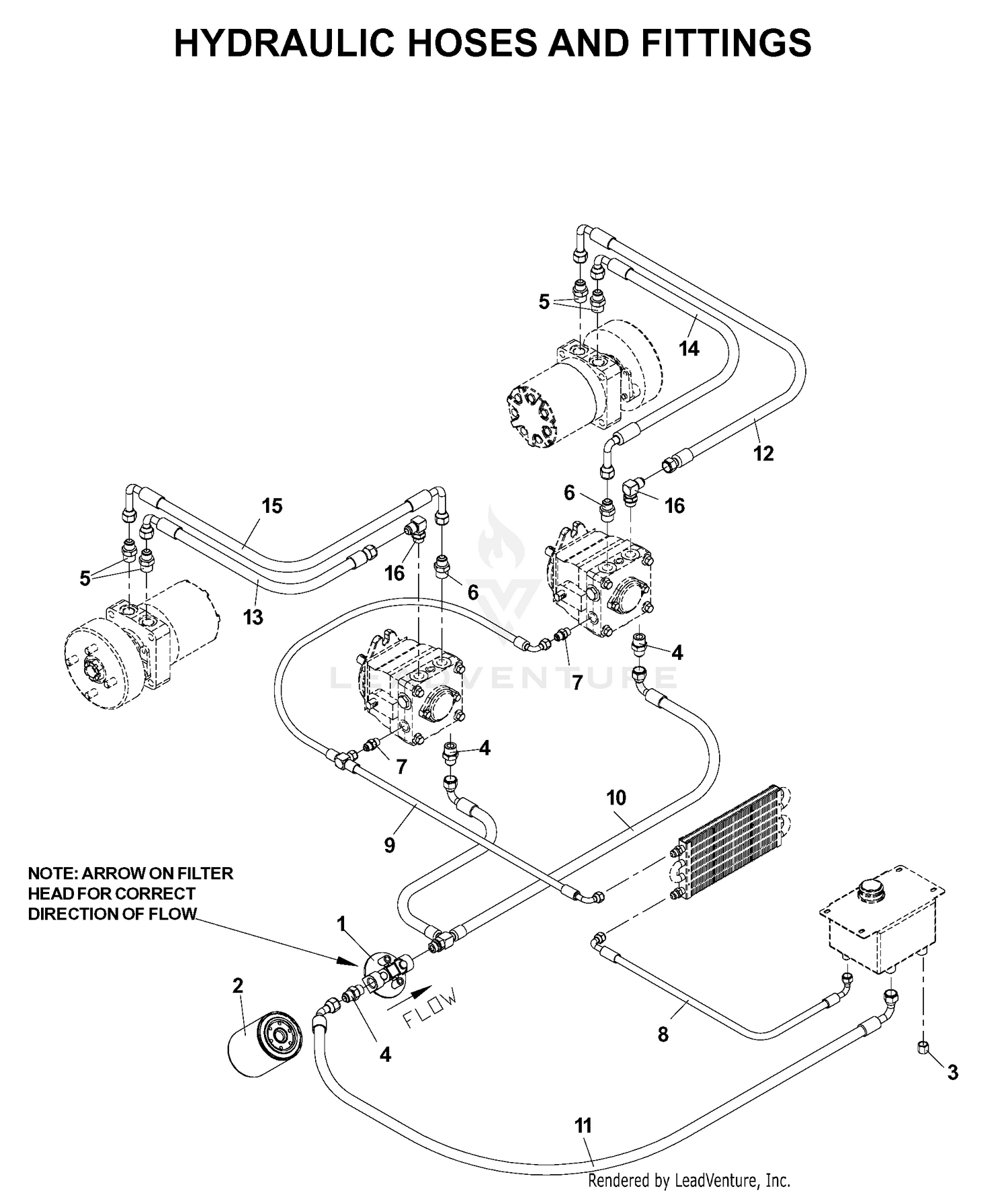 HYDRAULIC PUMP - MOTOR